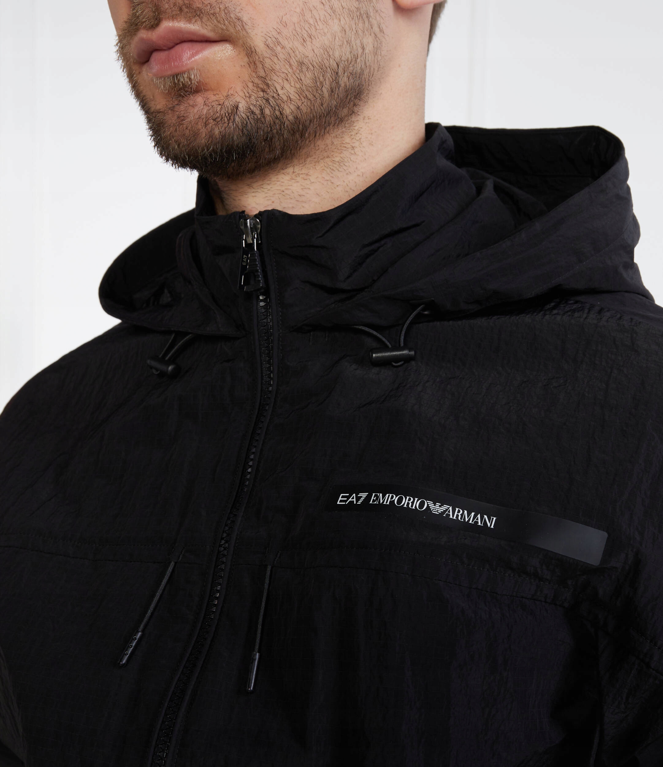 EA7 BOMBER JACKET CZARNA M