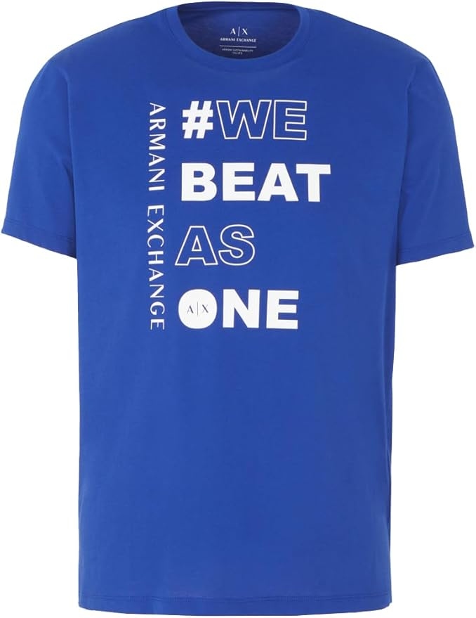 Koszula męska Armani Exchange We Beat as One Regular Fit Tee S