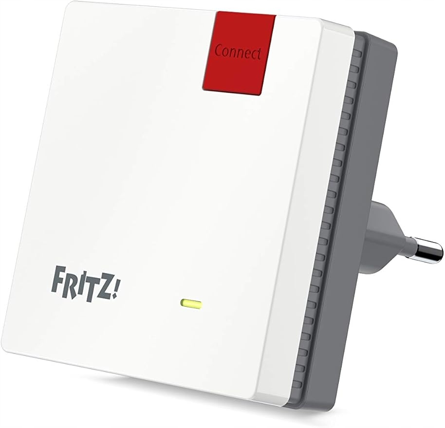 Fritz! 20002853 Wzmacniacz, Biały/Czerwony, Do 600 Mbit/s