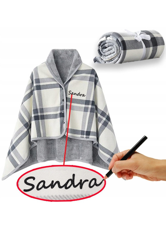Poncho patura SinPi pentru femei, pelerina pufoasa oversized pentru relaxare acasa, culoare mov.