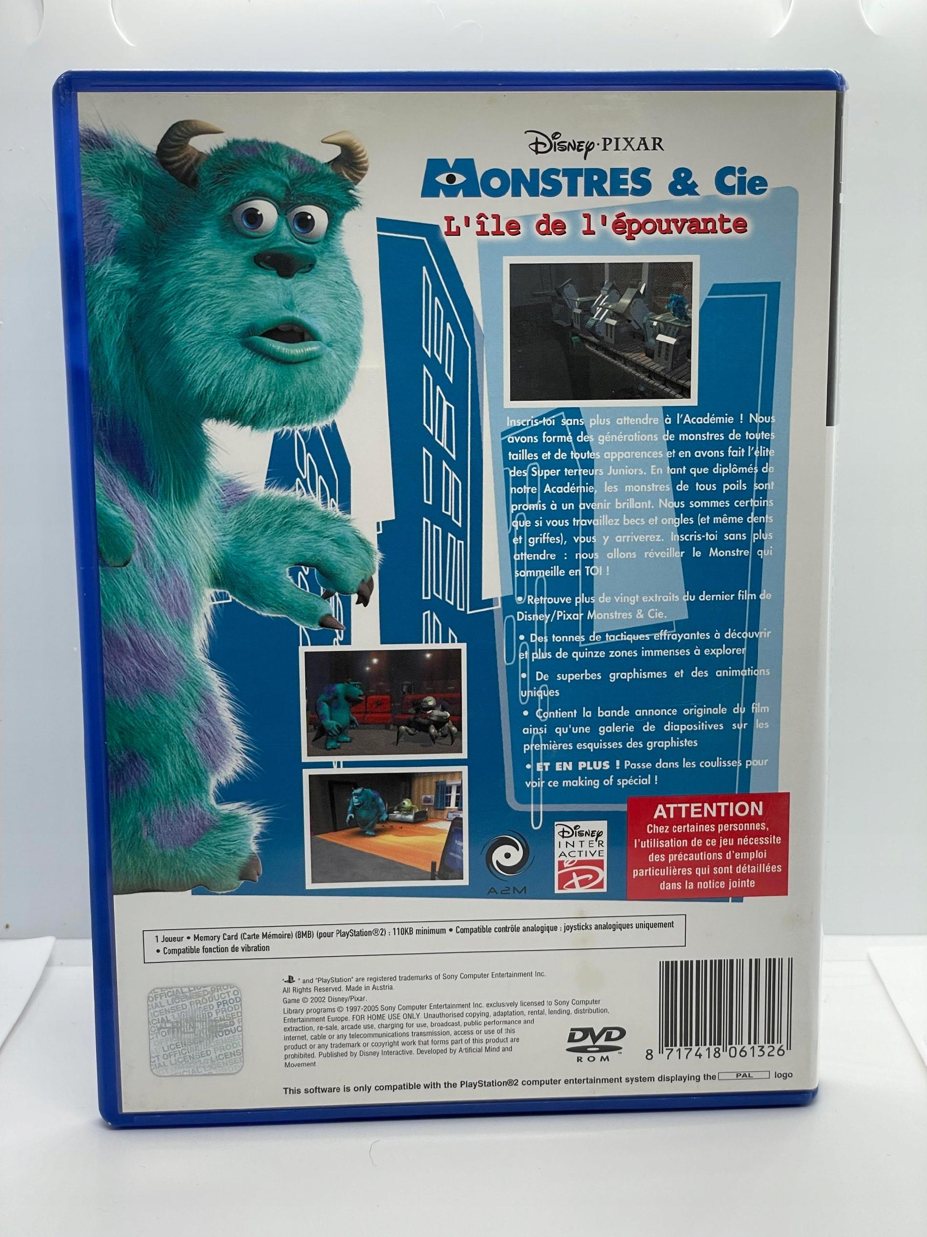Monsters, Inc Scare Island PS2 | Wersja FR