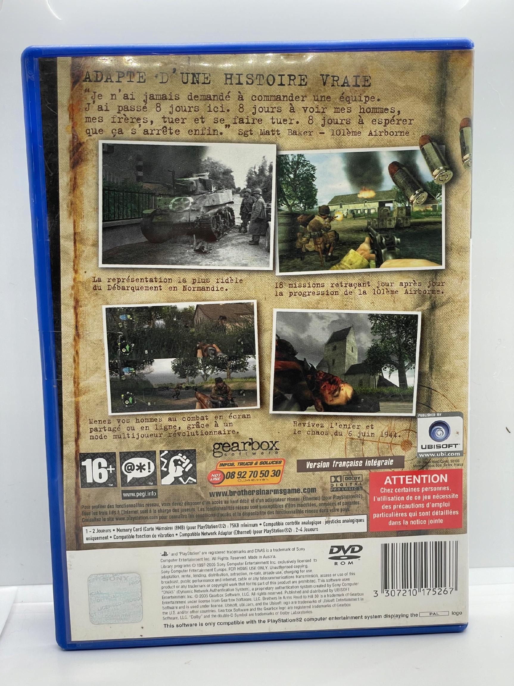 Brothers in Arms Road to Hill 30 PS2