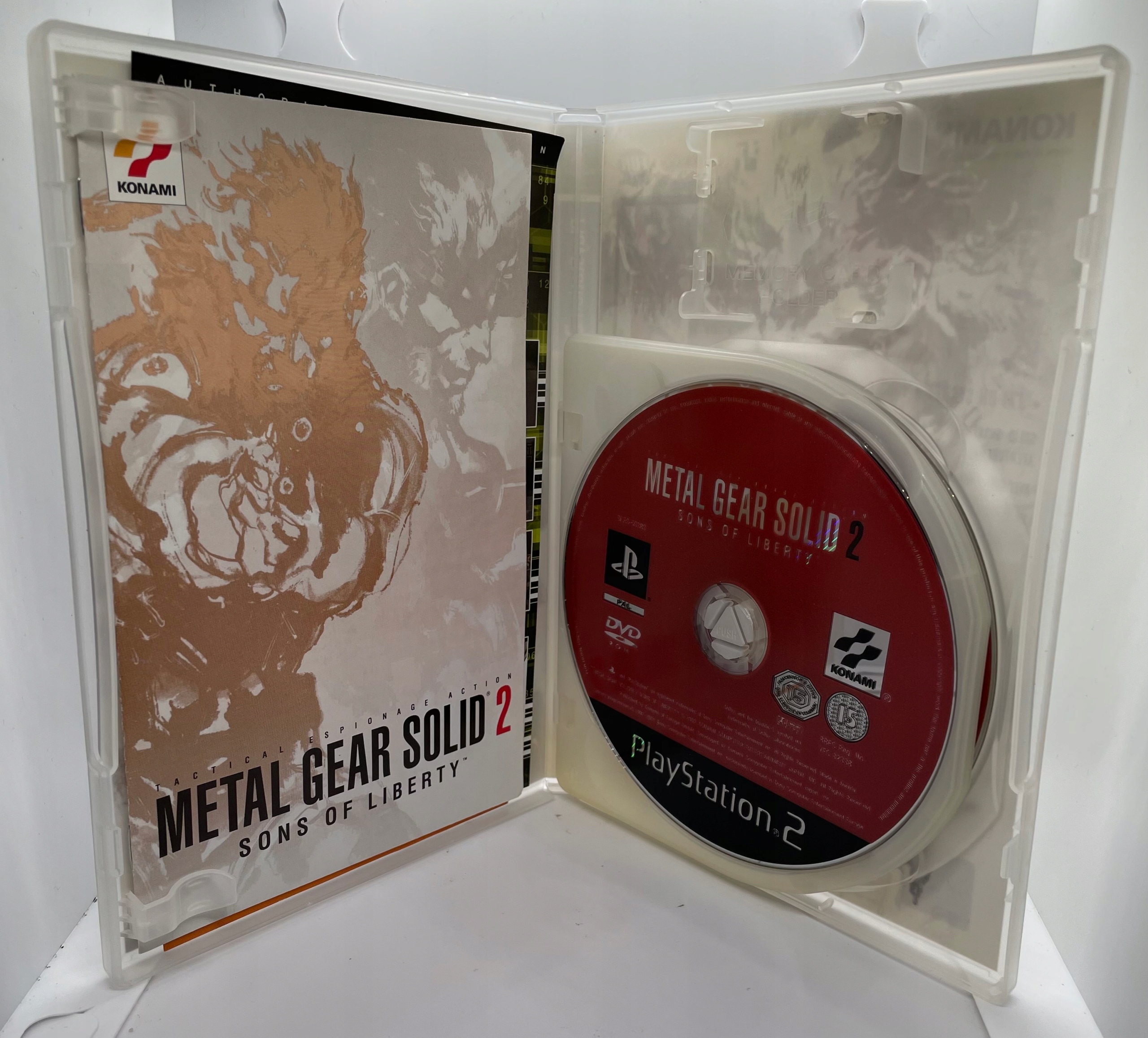 Metal Gear Solid 2 Sons of Liberty PS2 (2xDVD)