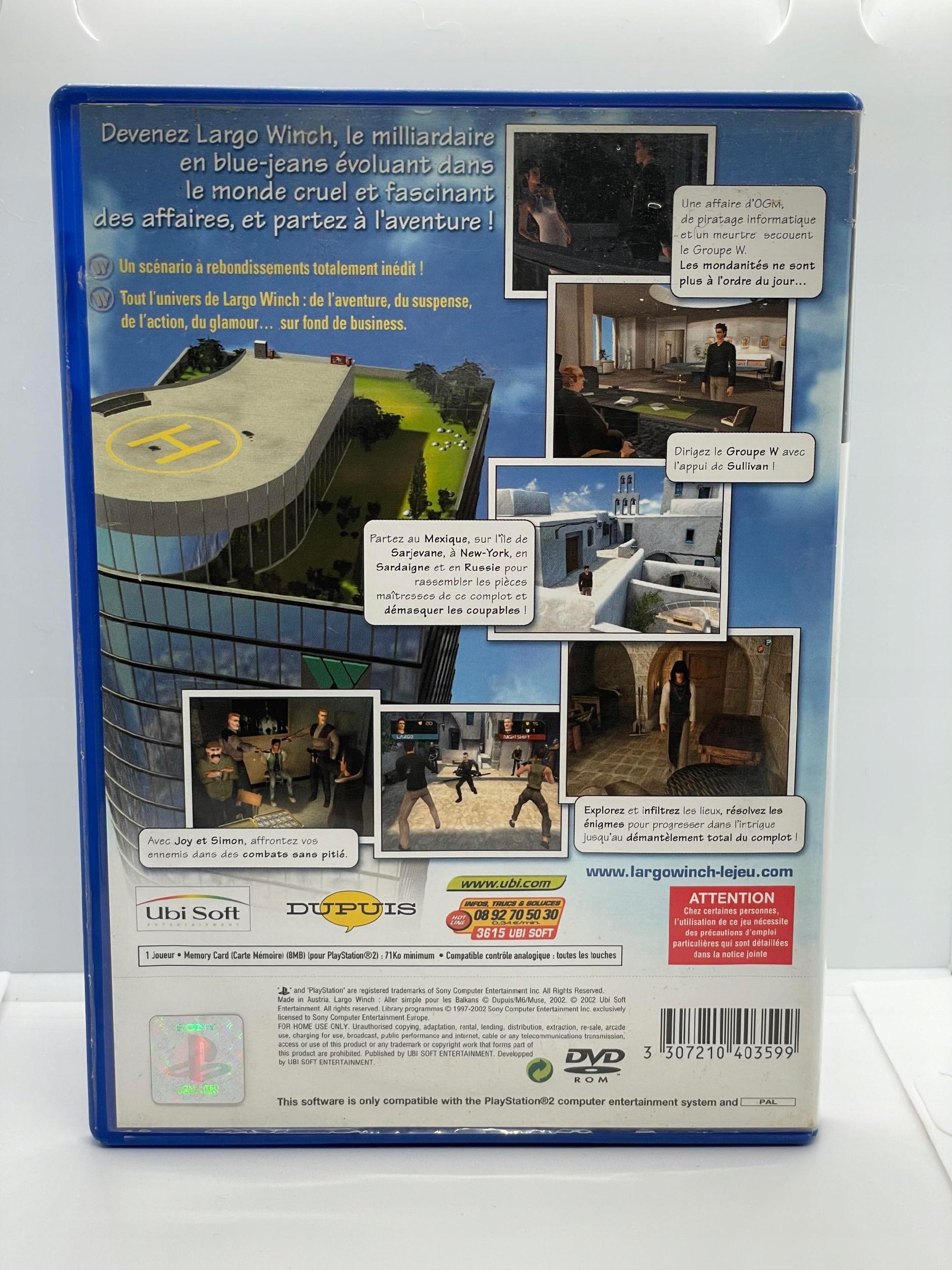 Largo Winch PlayStation 2 PS2