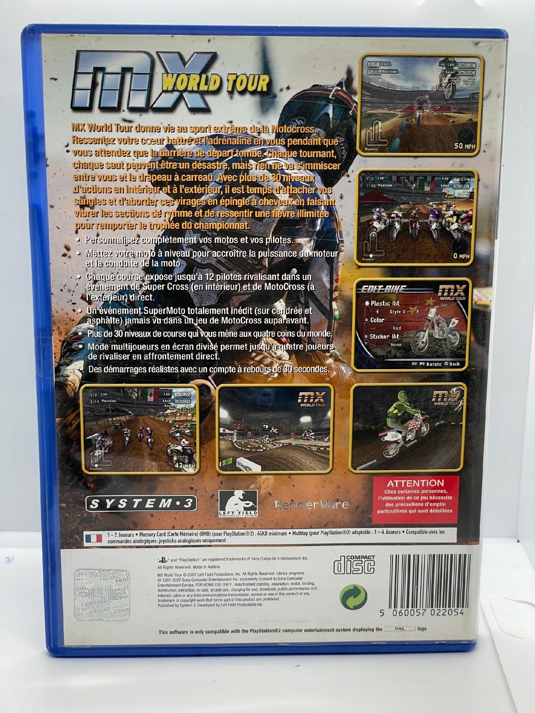 MX World Tour PlayStation 2 PS2