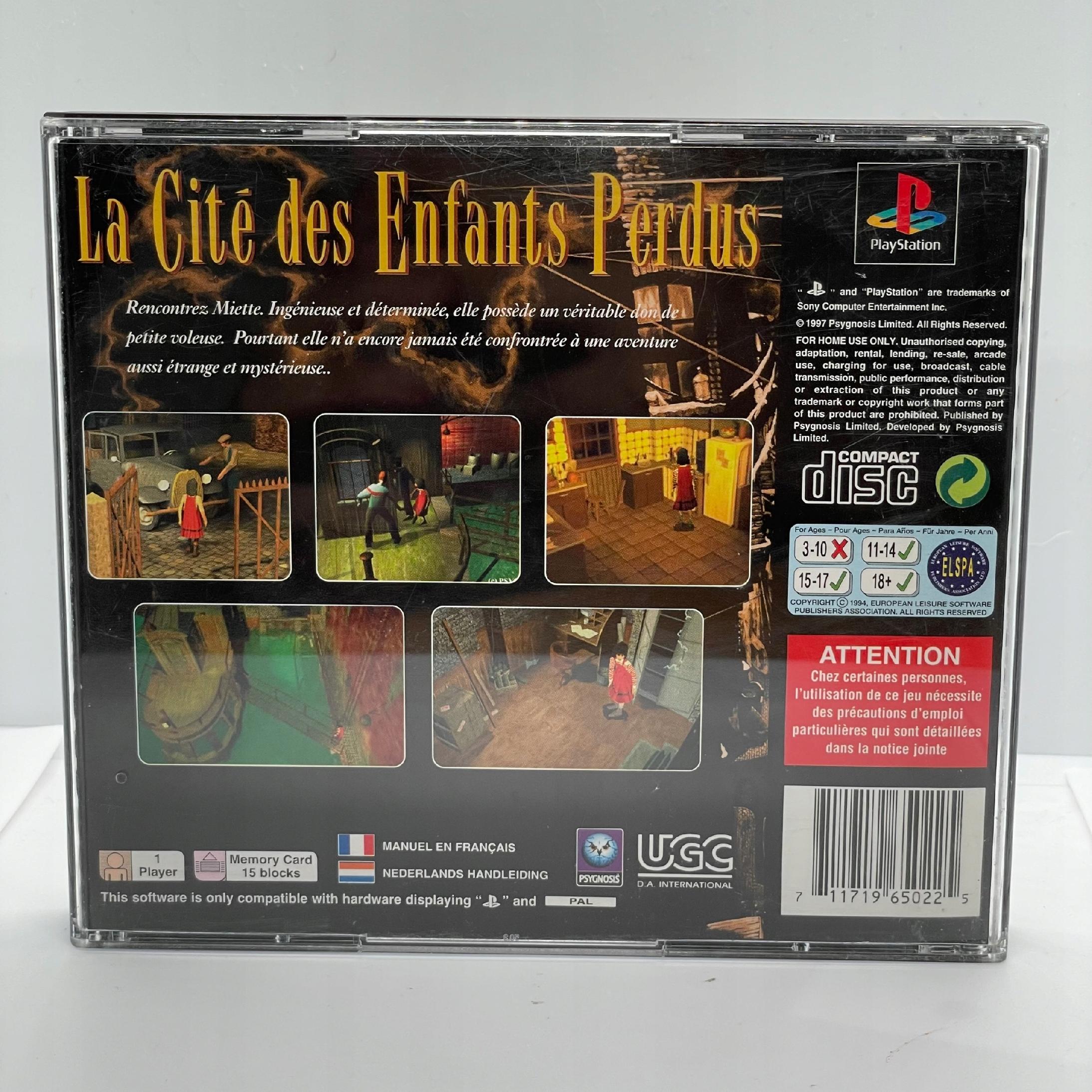 The City of Lost Children PlayStation PS1 PSX