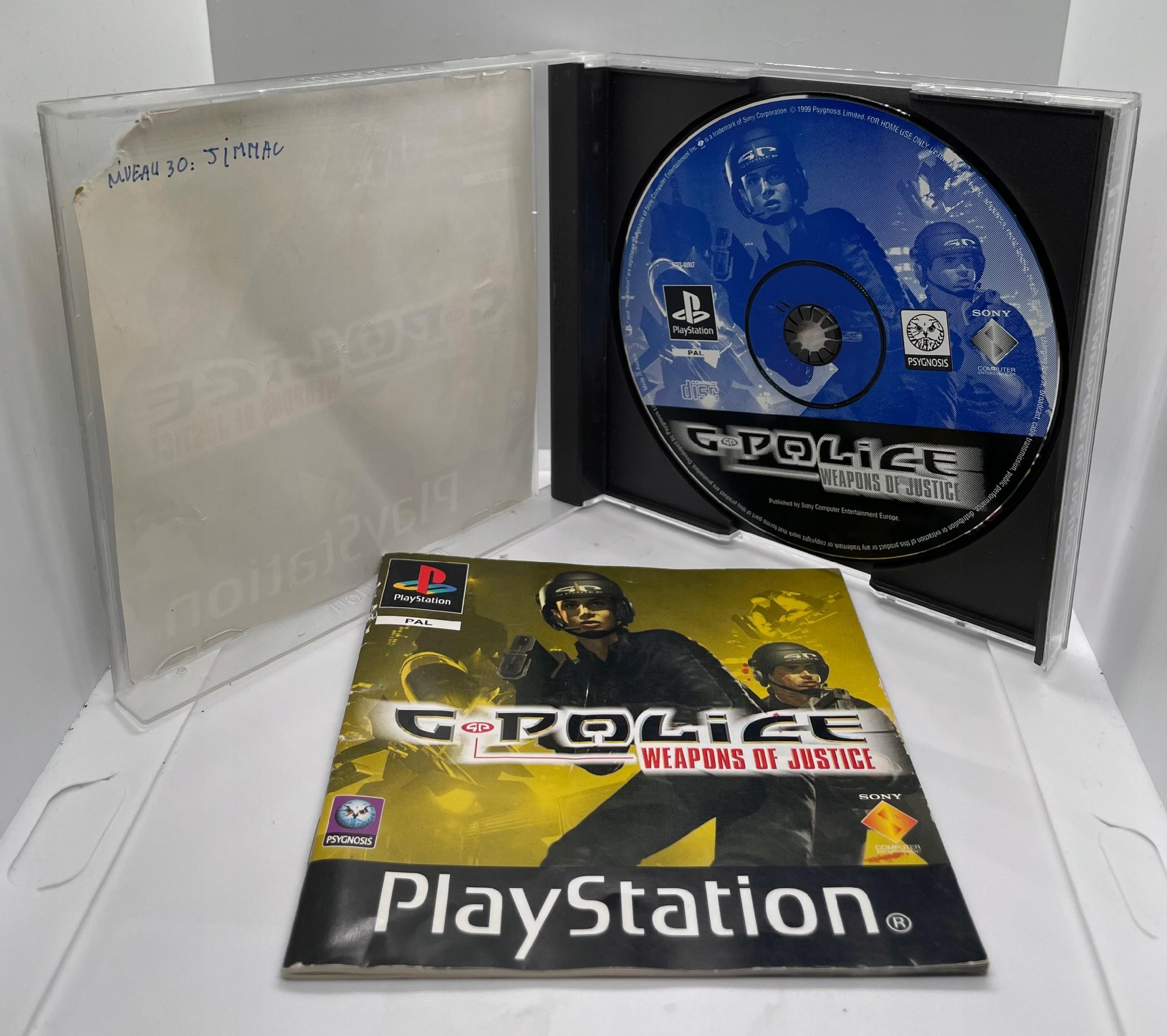 Jeux Vidéo G-Police Weapons of Justice PlayStation 1 (PS1) d'occasion Jeux Vidéo G-Police Weapons of Justice PlayStation 1 (PS1) d'occasion