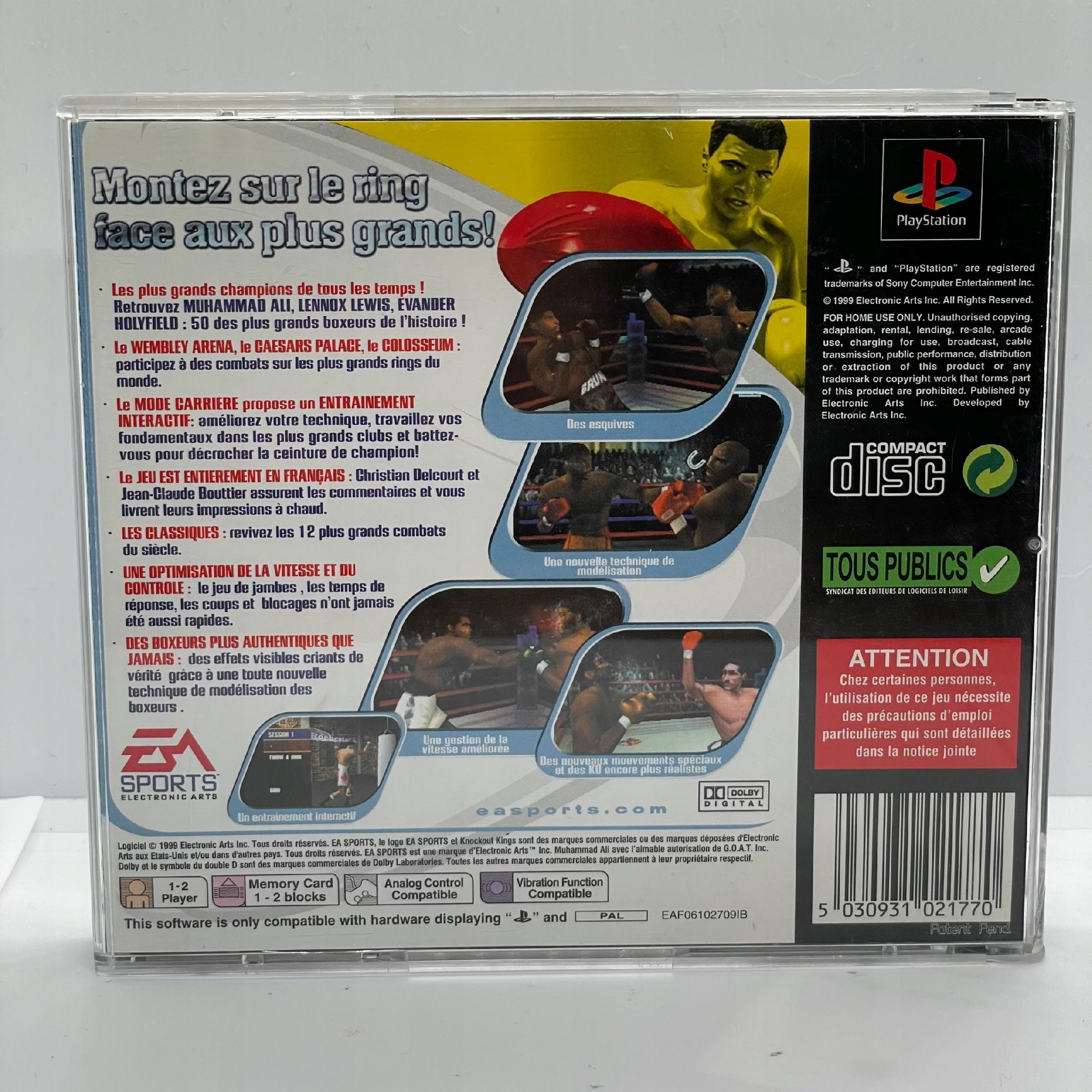 Knockout Kings 2000 PlayStation PS1 PSX (FR)