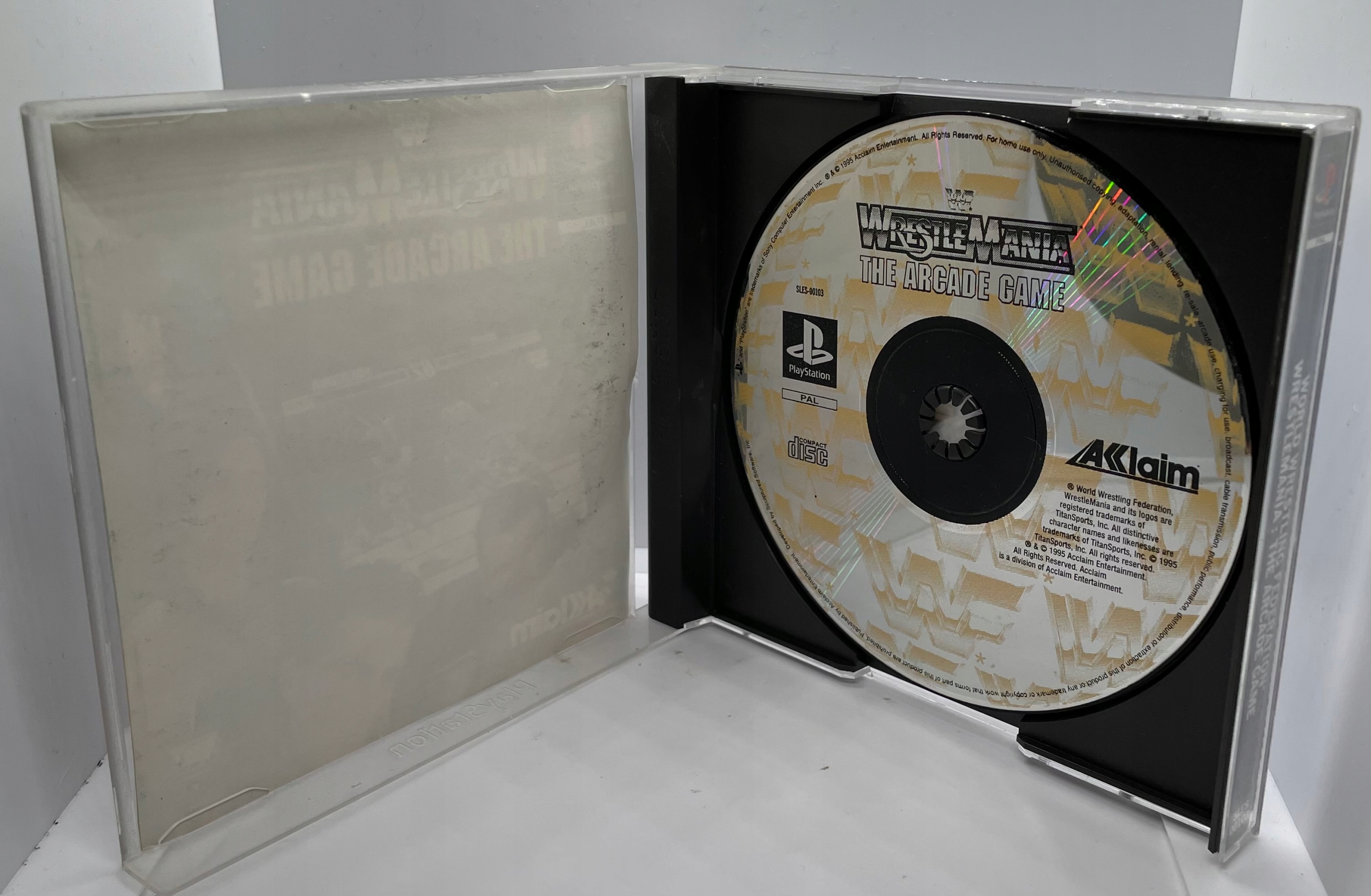 Wrestlemania The Arcade Game PlayStation PS1 PSX