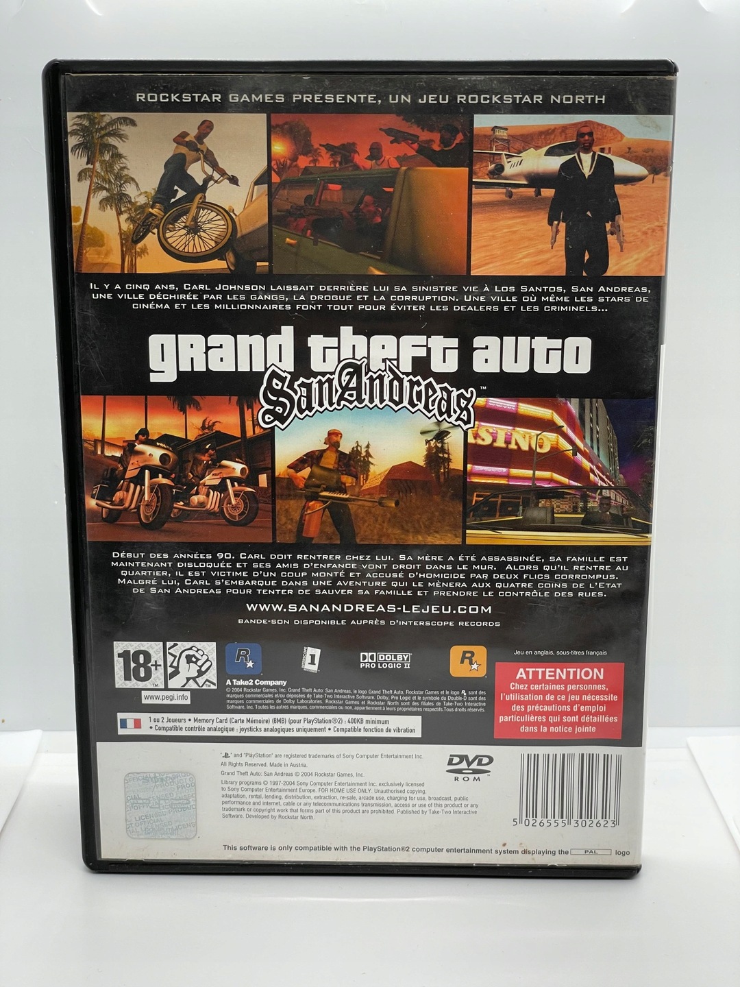 Grand Theft Auto San Andreas PS2