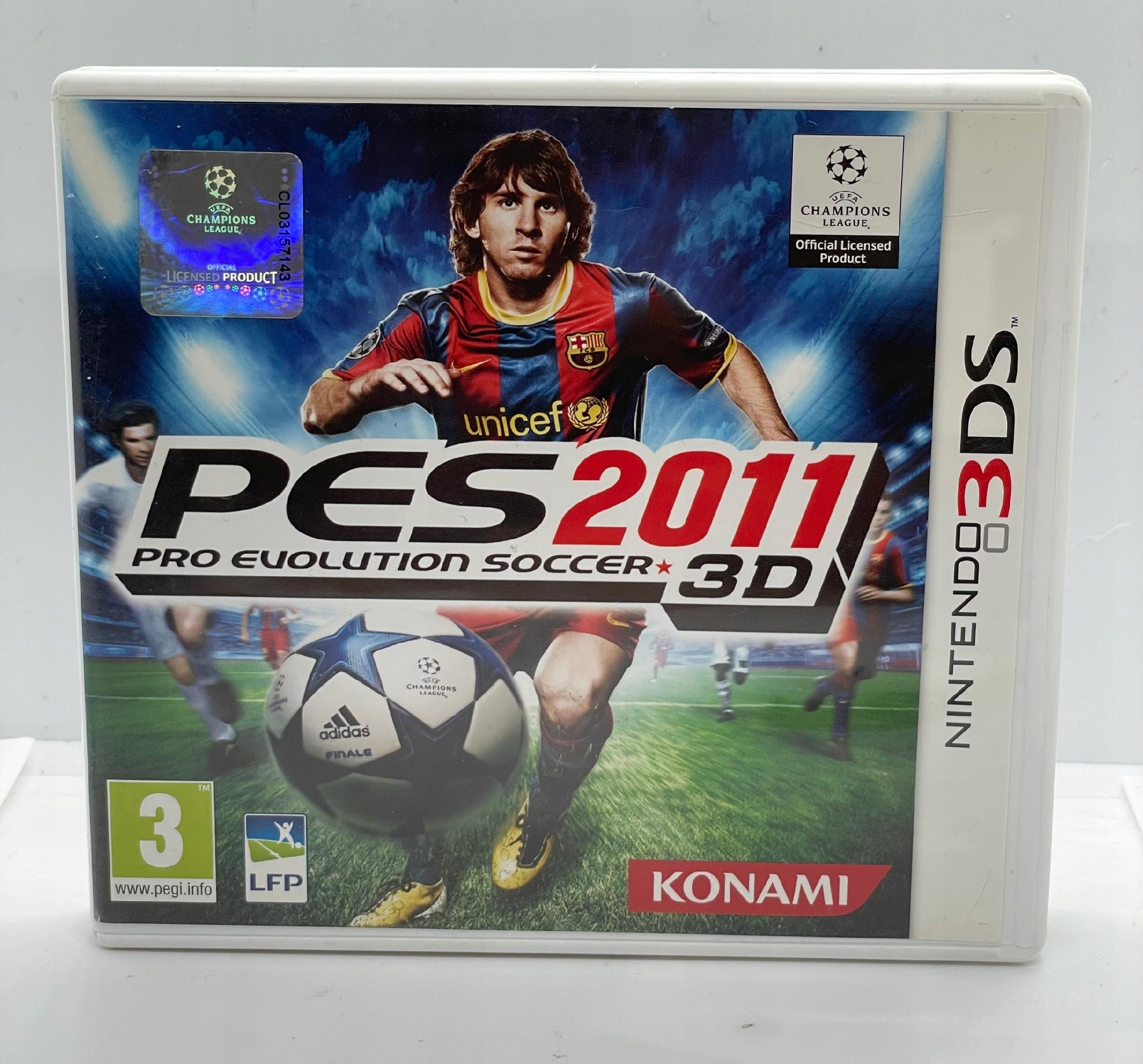 Pro Evolution Soccer 2011 3D Nintendo 3DS