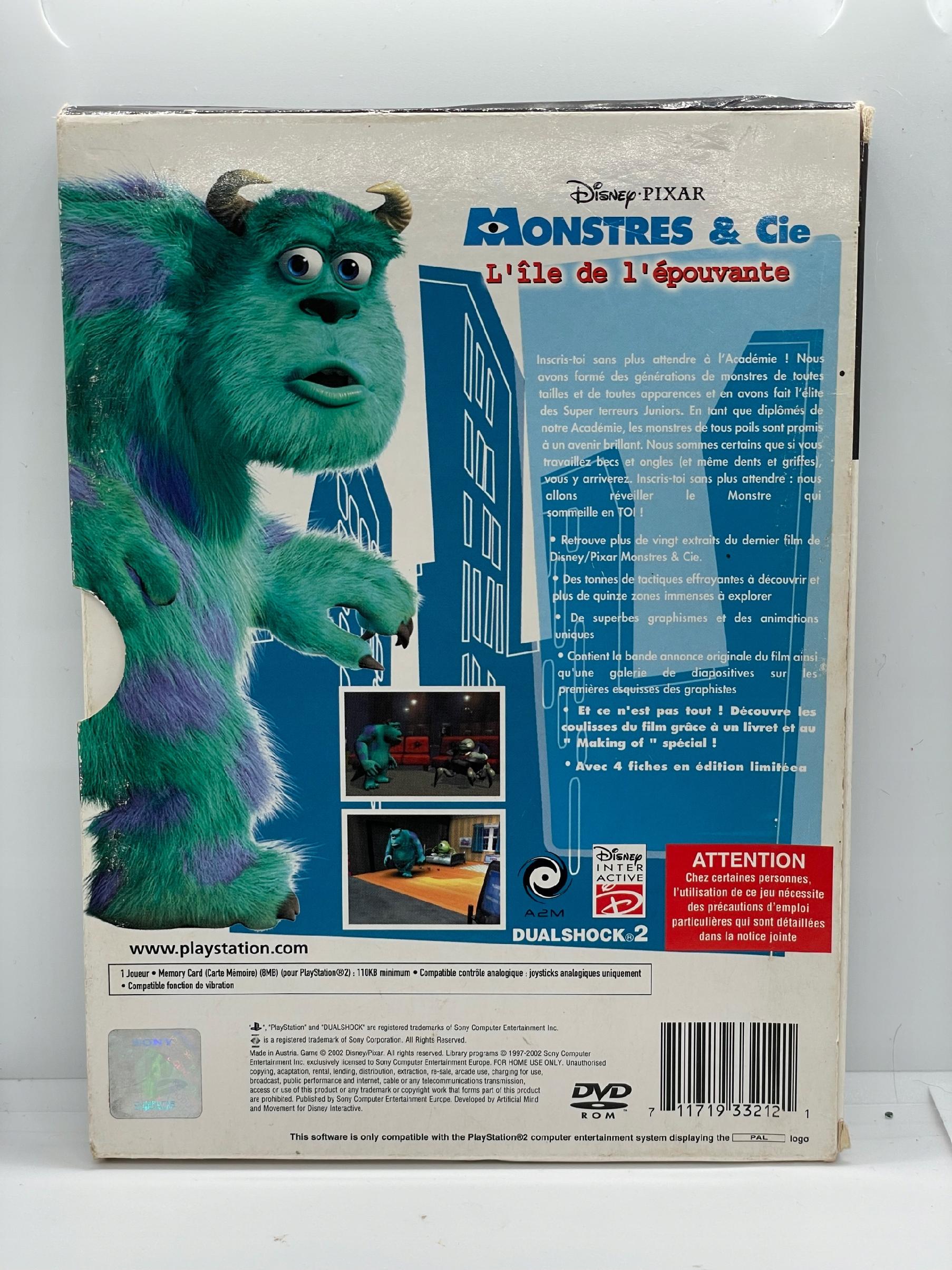 Monsters Inc. Scare Island EDYCJA LIMITOWANA PlayStation 2 PS2 (FR)