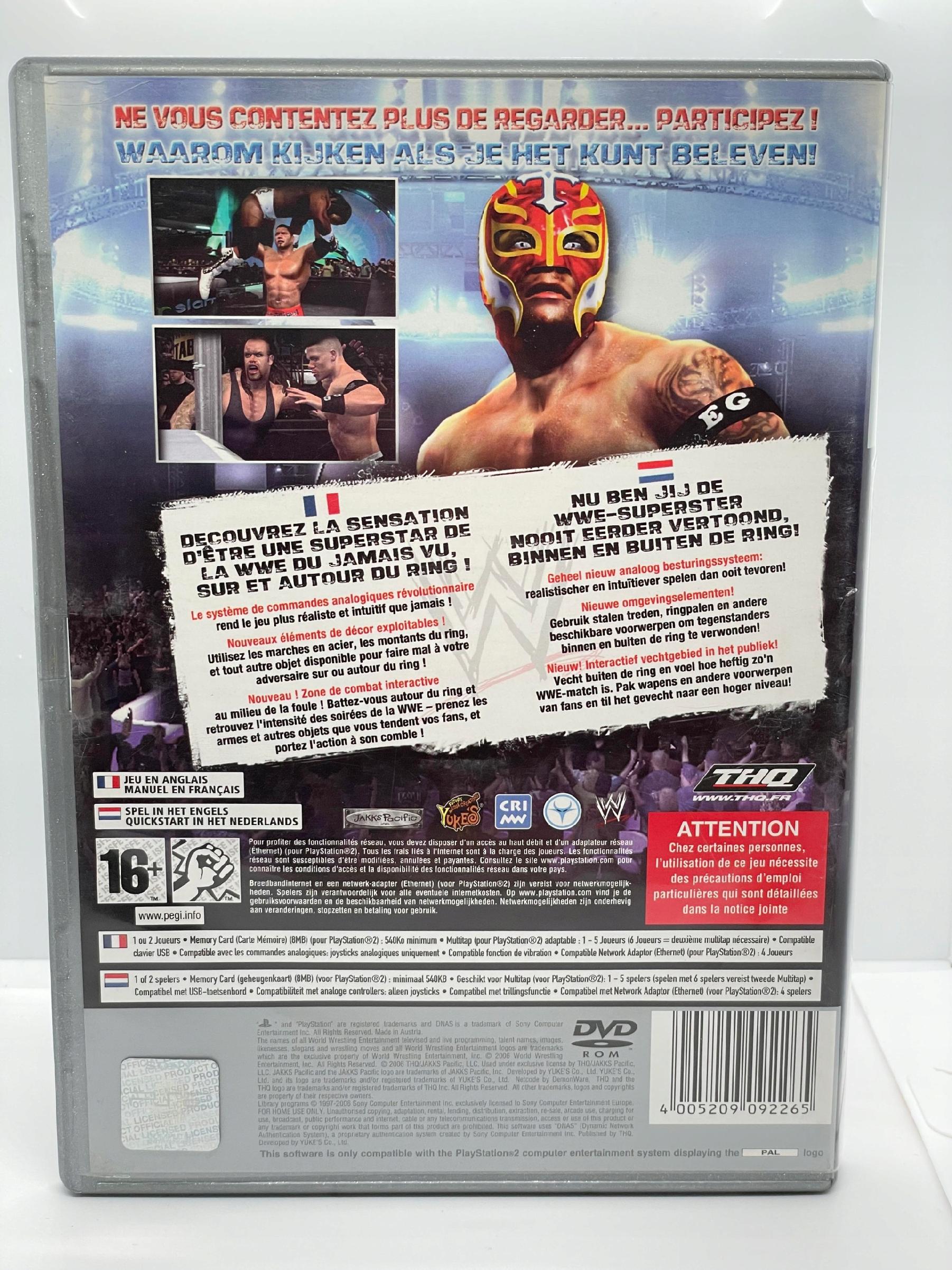 WWE SmackDown vs. Raw 2007 PlayStation 2 PS2