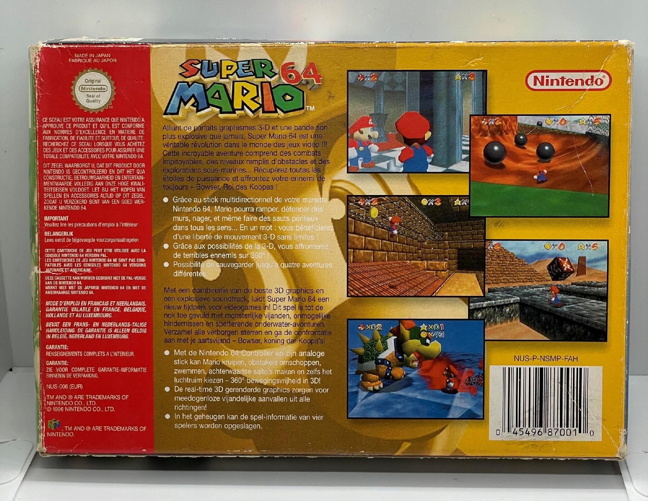 Super Mario 64 Nintendo 64 PAL