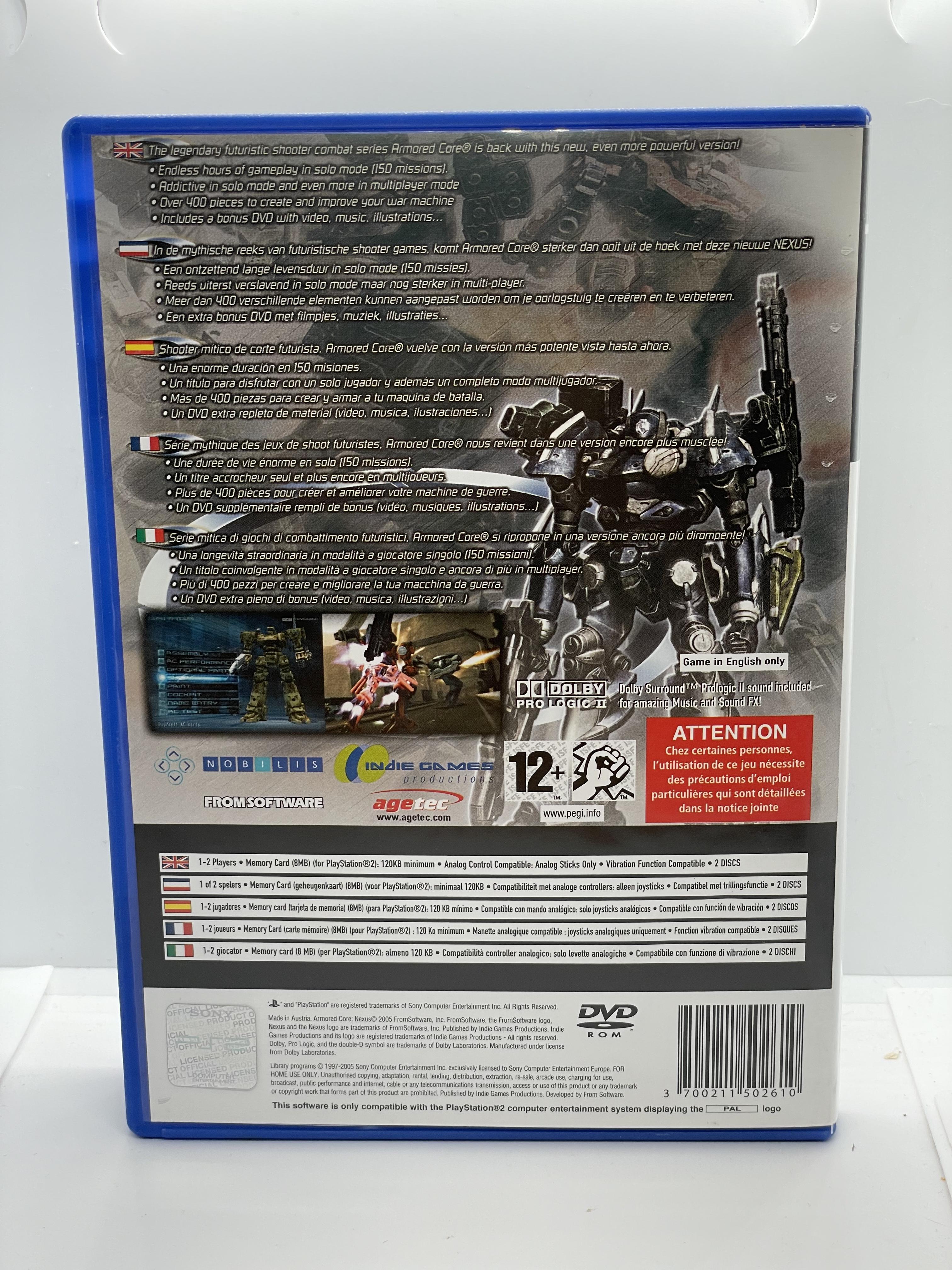 Armored Core Nexus PS2