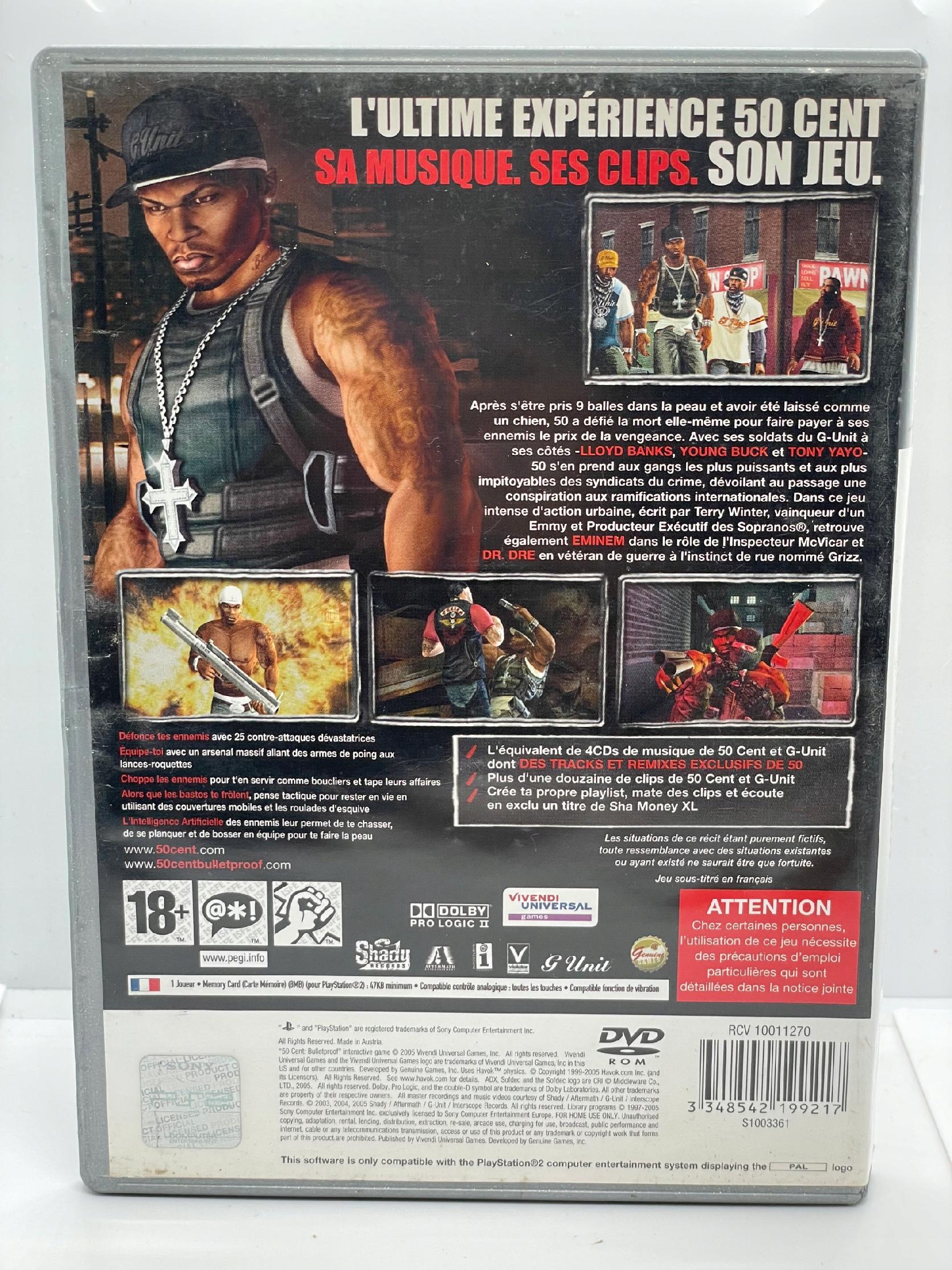 50 Cent Bulletproof PS2 (FR)