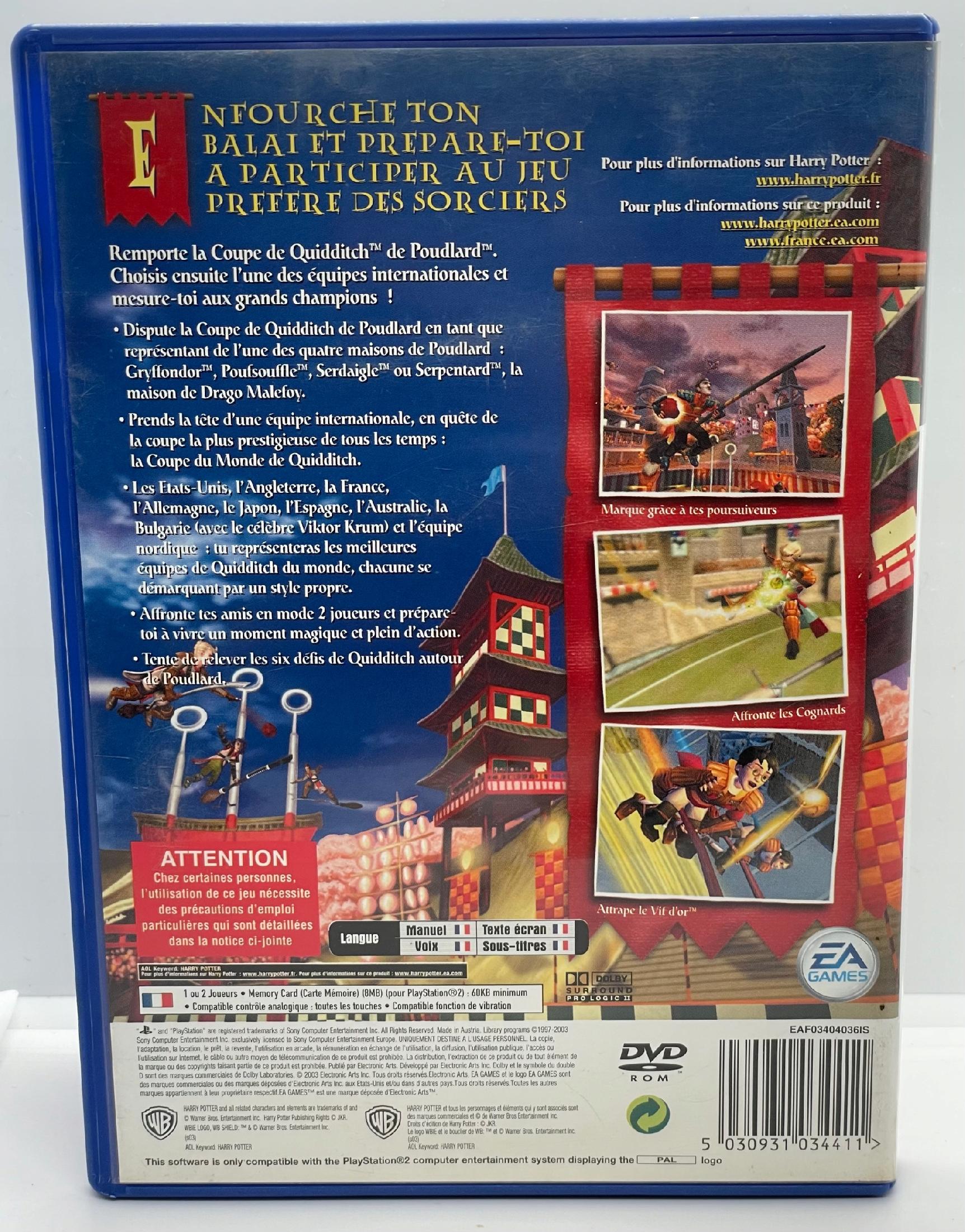Harry Potter Quidditch World Cup PlayStation 2 PS2