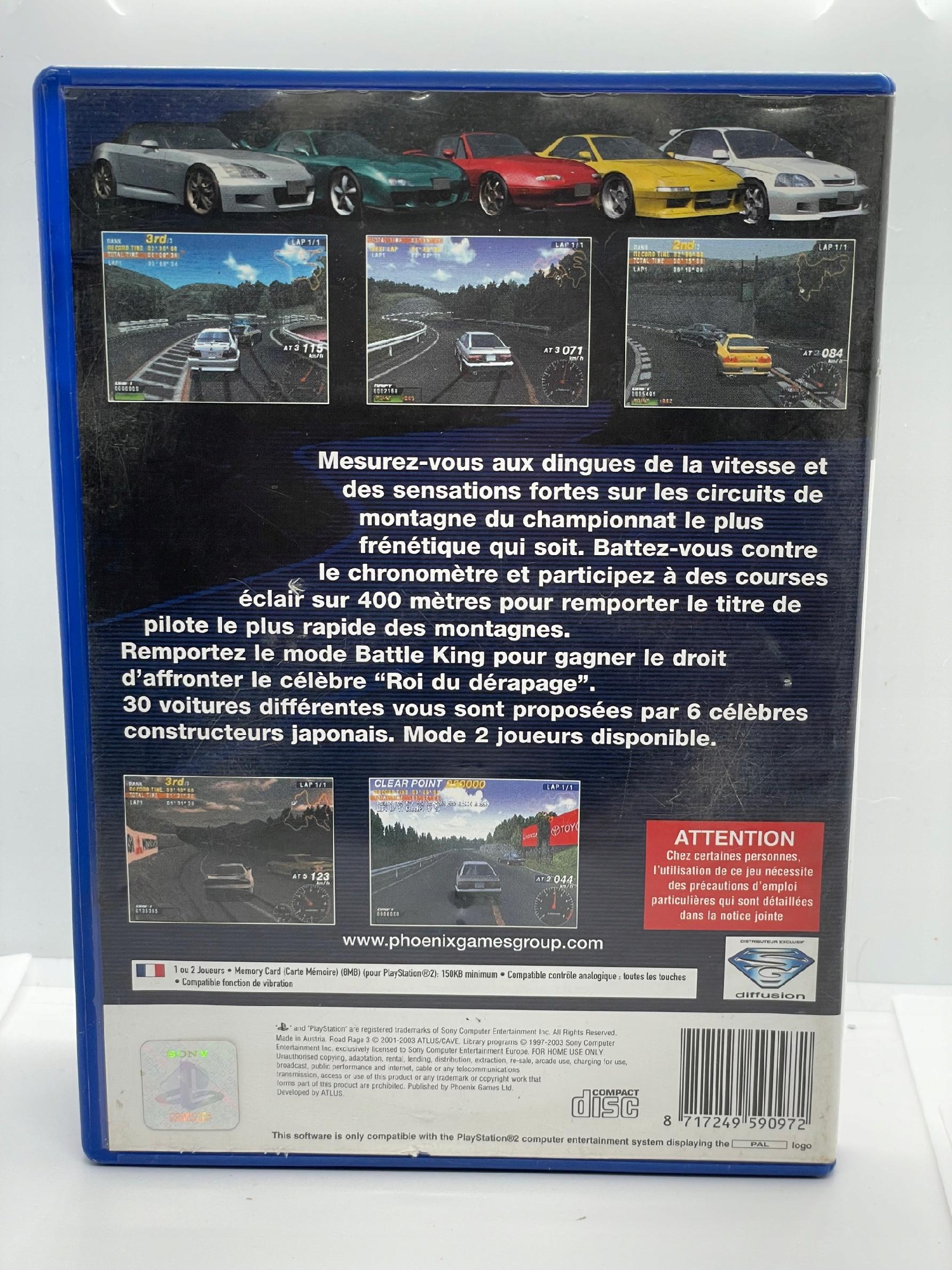 Acheter Road Rage 3 - Sony PlayStation 2 - Prix Imbattable