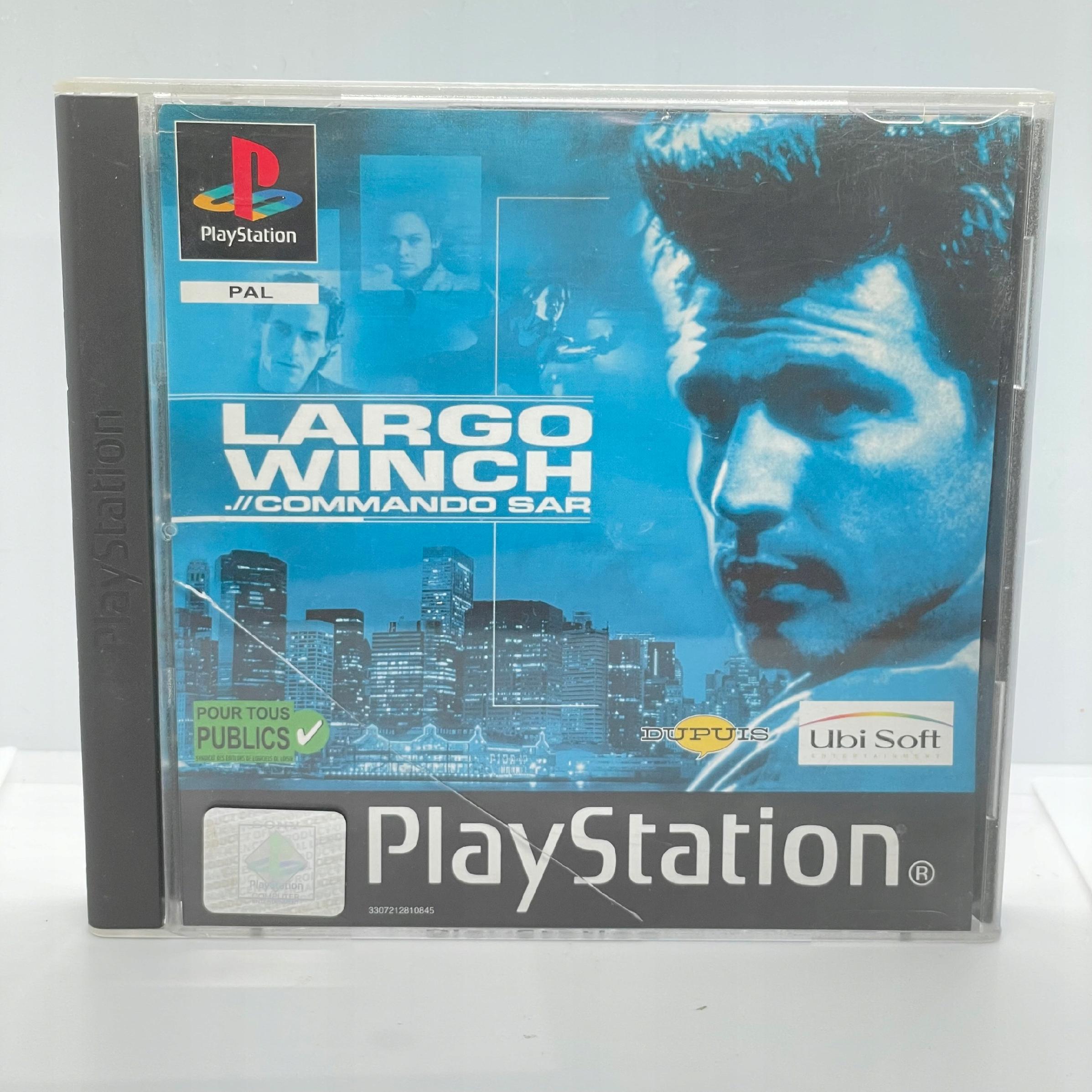 Largo Winch Commando SAR PlayStation PS1 PSX (FR)