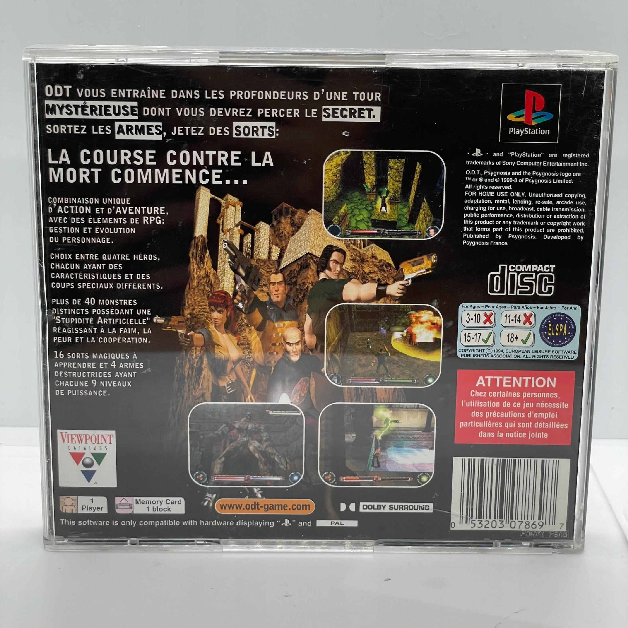 O.D.T. PS1 PSX (FR)