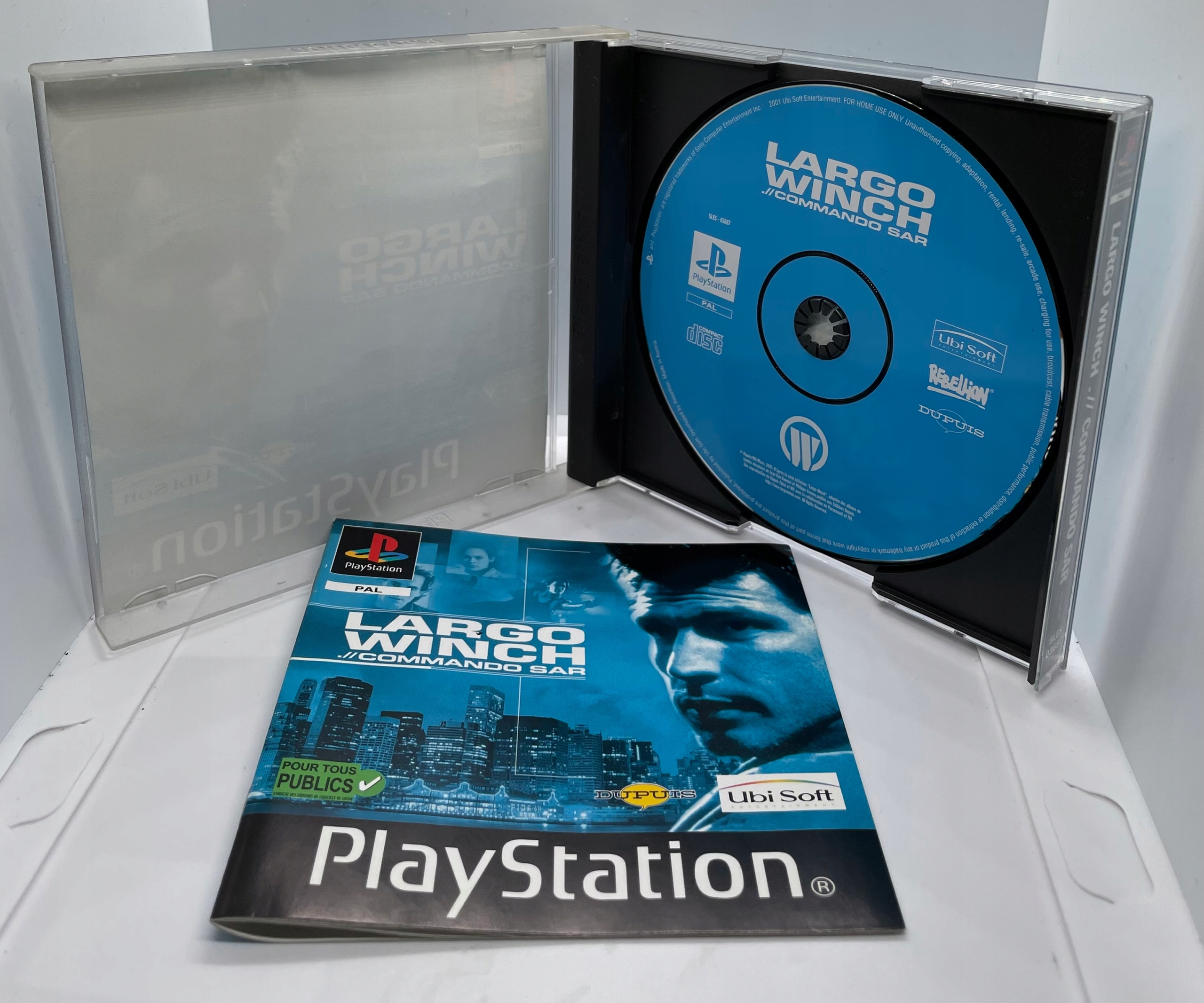 Largo Winch Commando SAR PlayStation PS1 PSX (FR)