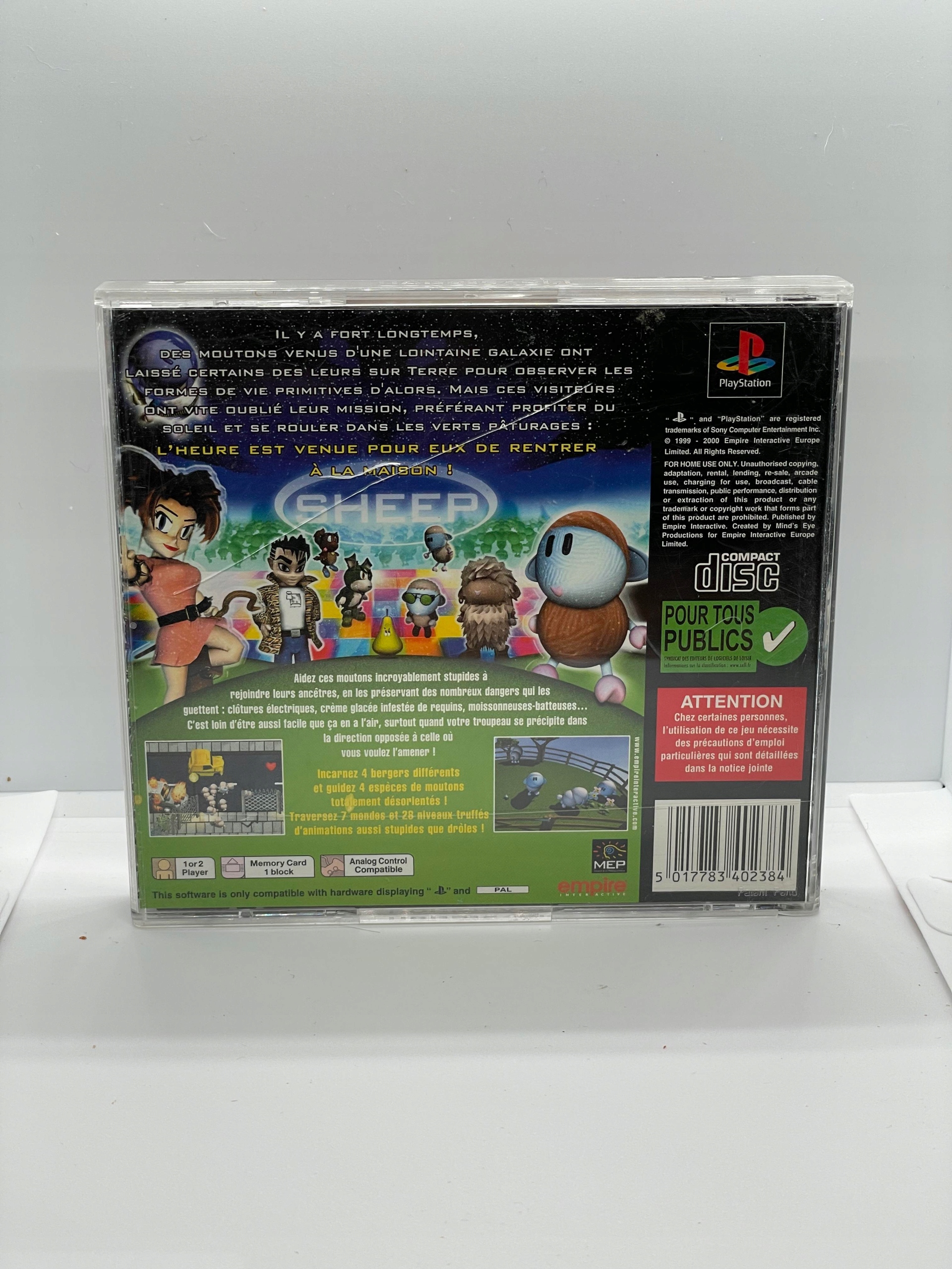 Sheep PS1 PSX PlayStation 1