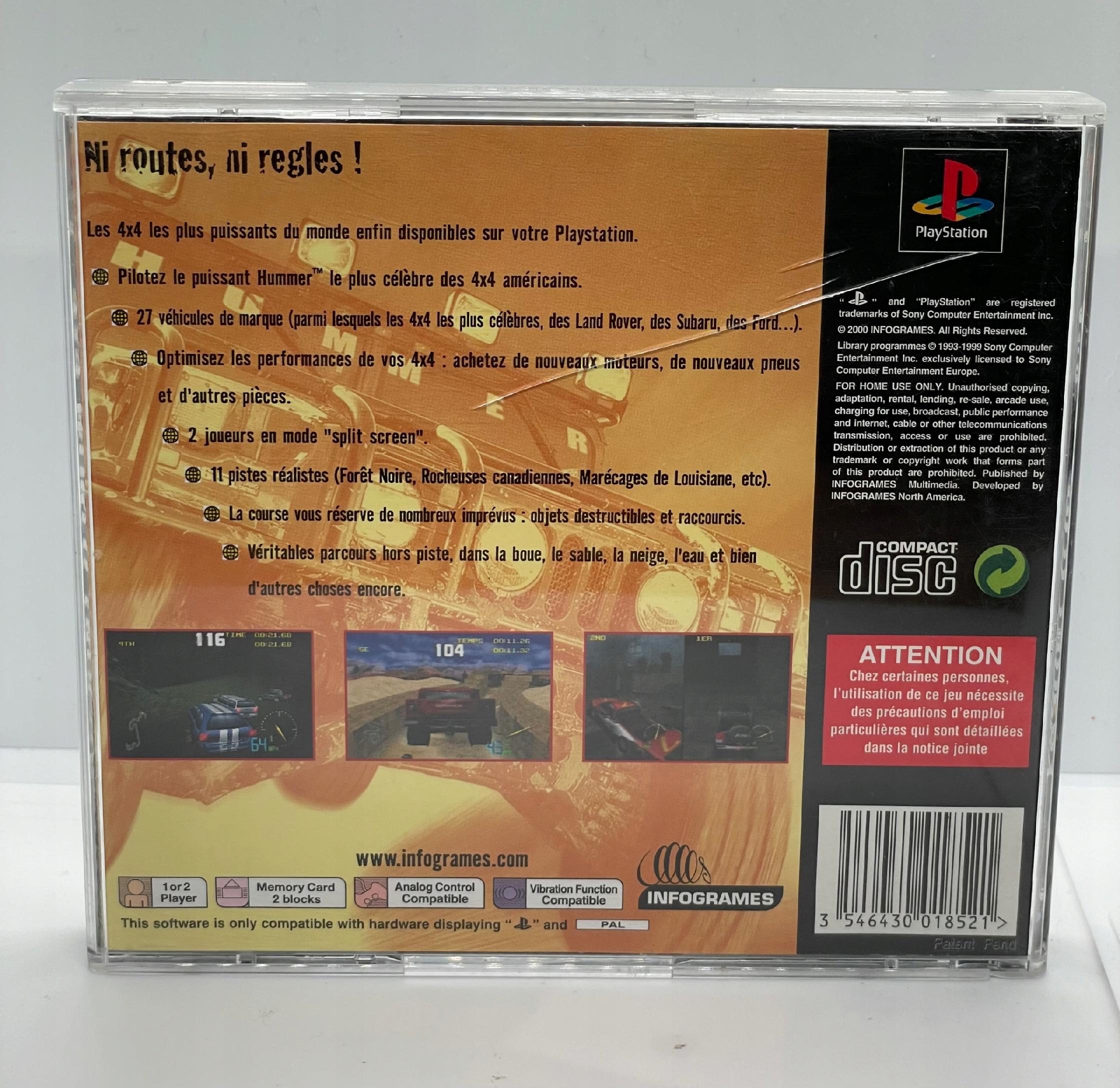4x4 World Trophy PlayStation PS1 PSX