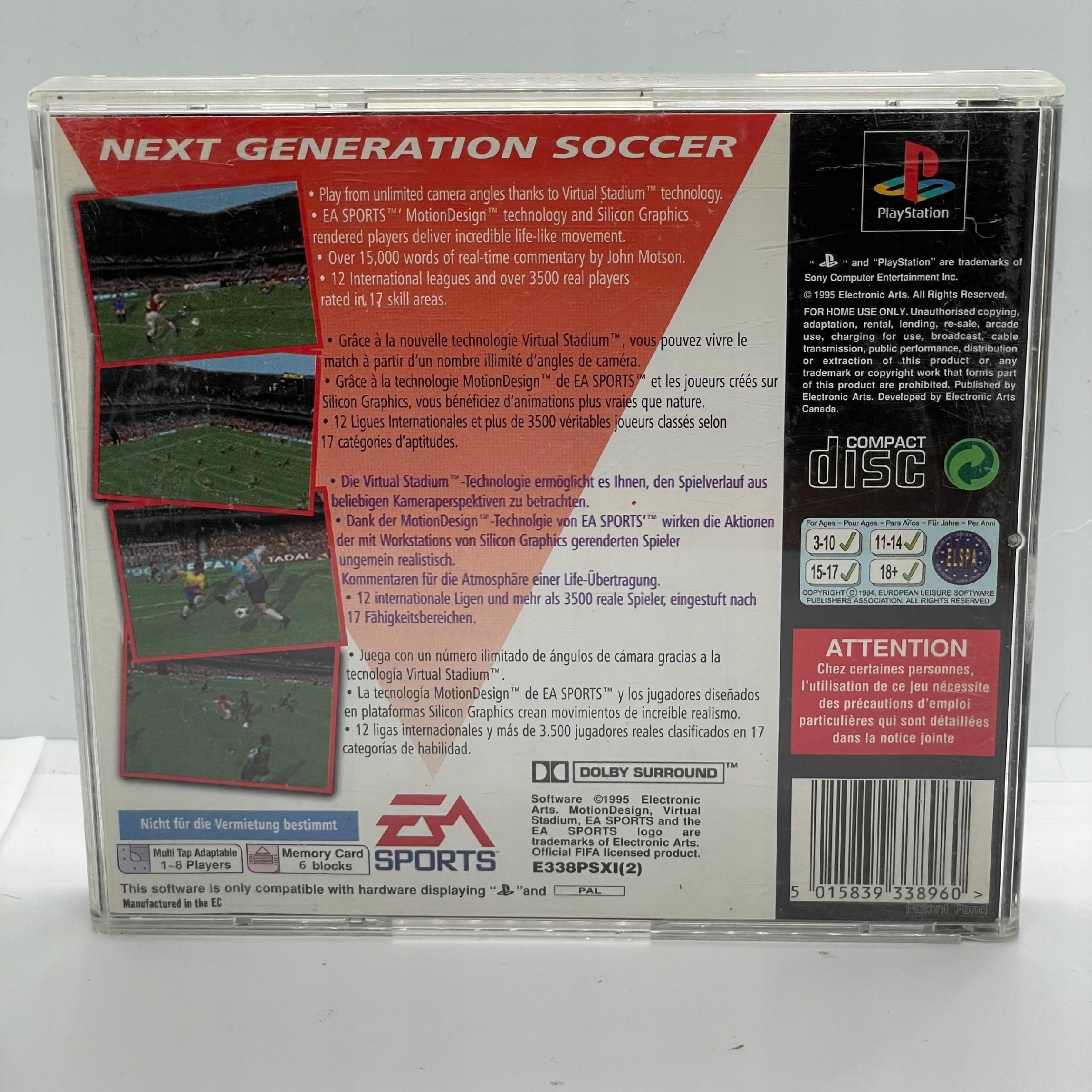 Fifa Soccer 96 PlayStation PS1 PSX