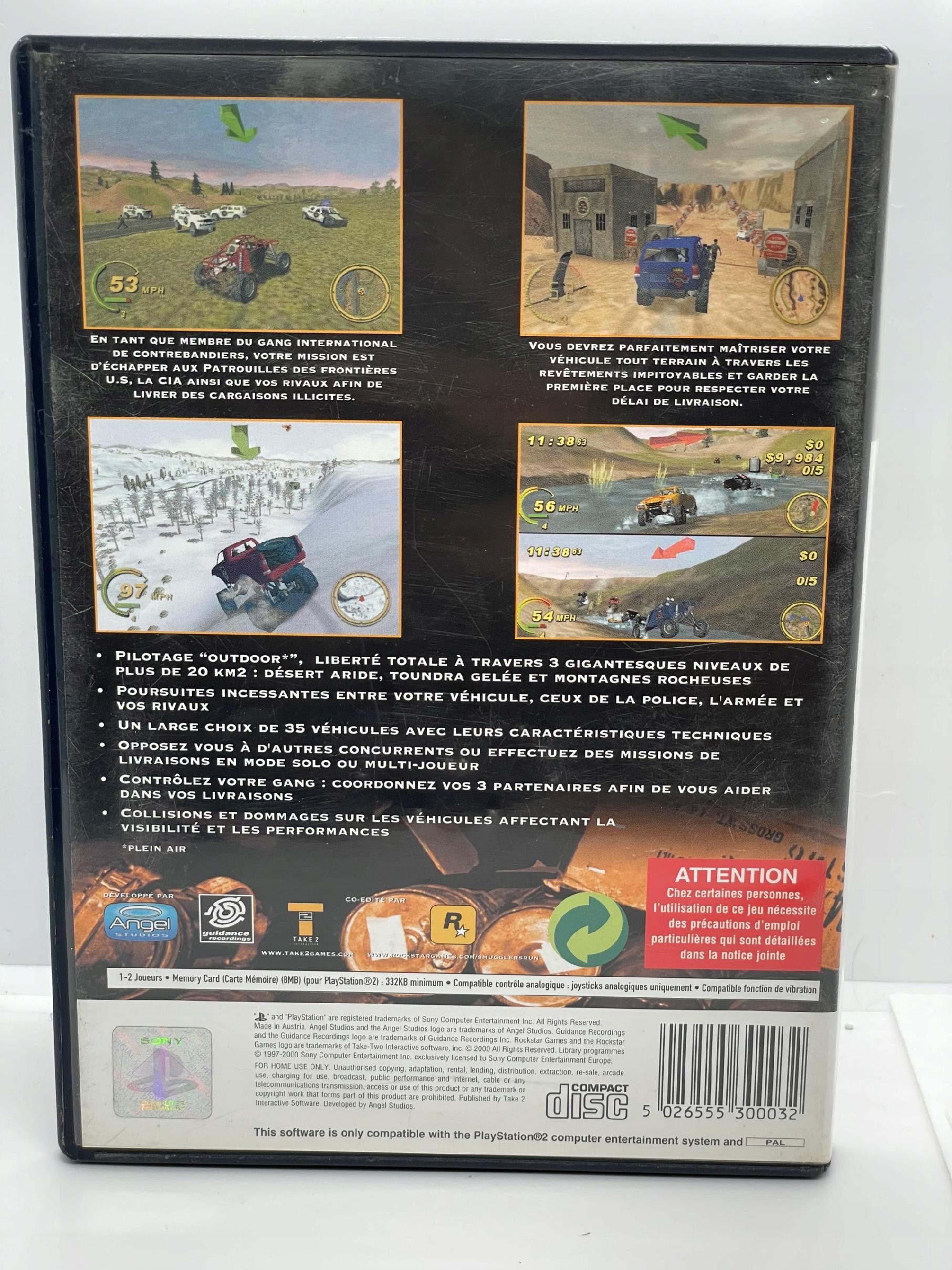 Smuggler's Run PlayStation 2 PS2