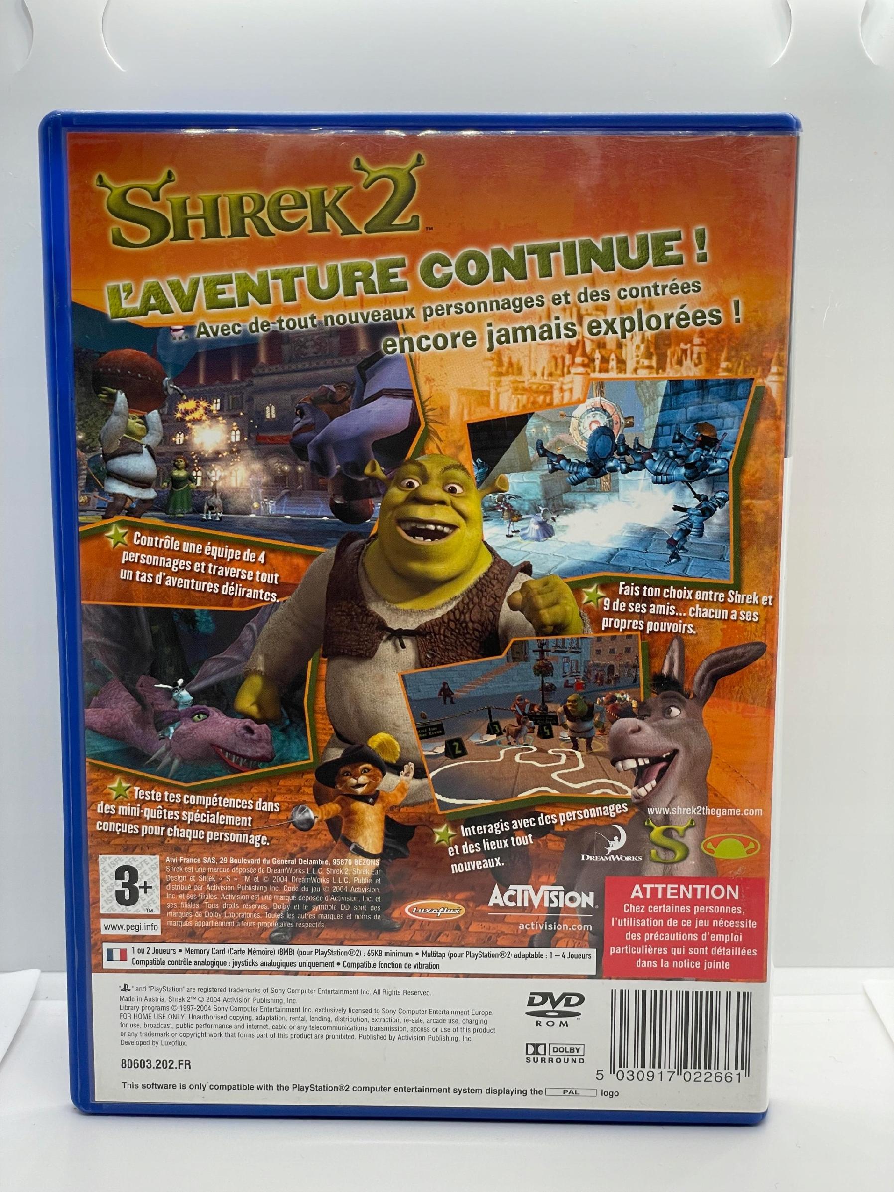 Shrek 2 PlayStation 2 PS2 | Wersja FR