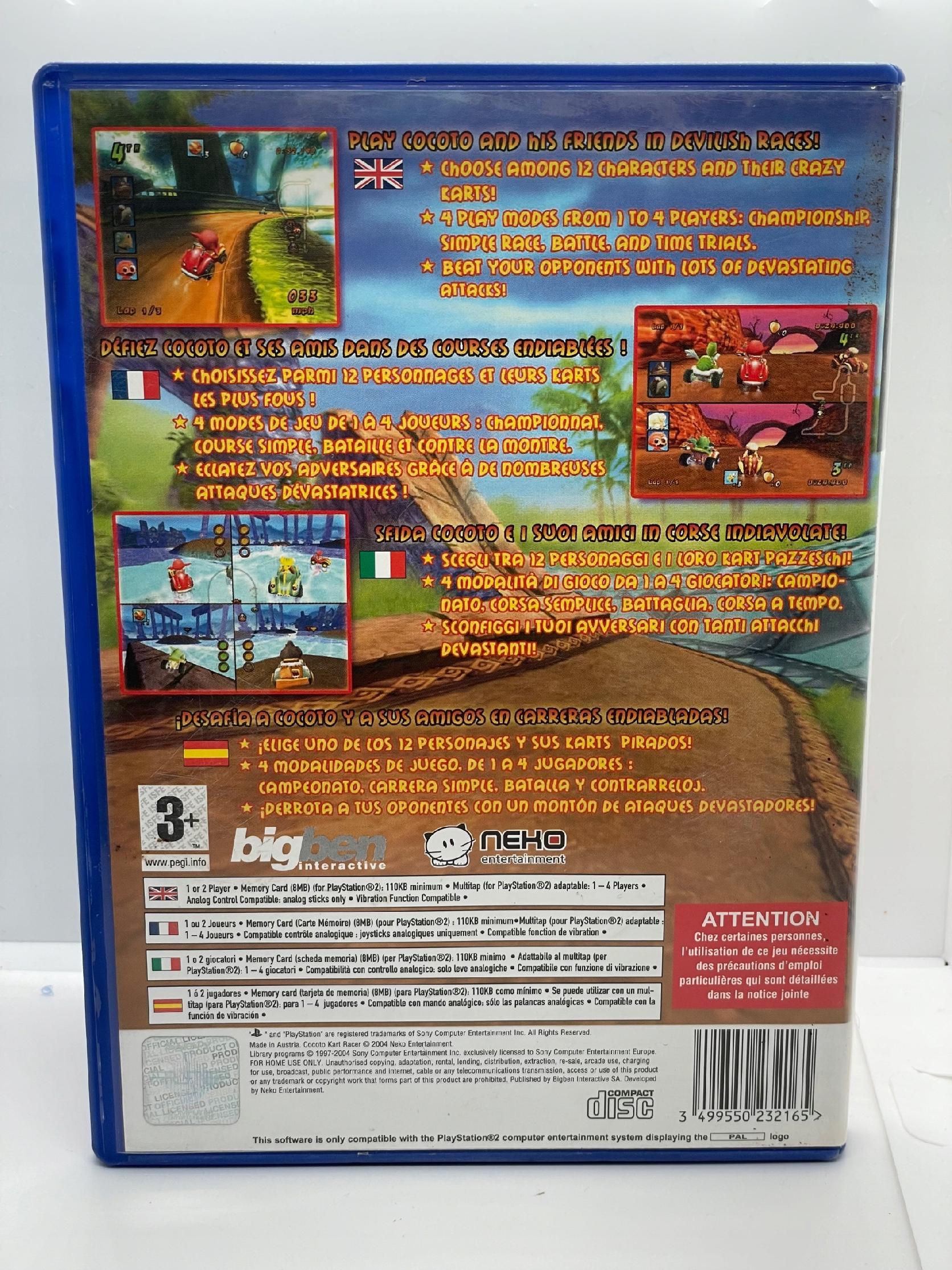 Cocoto Kart Racer PlayStation 2 PS2