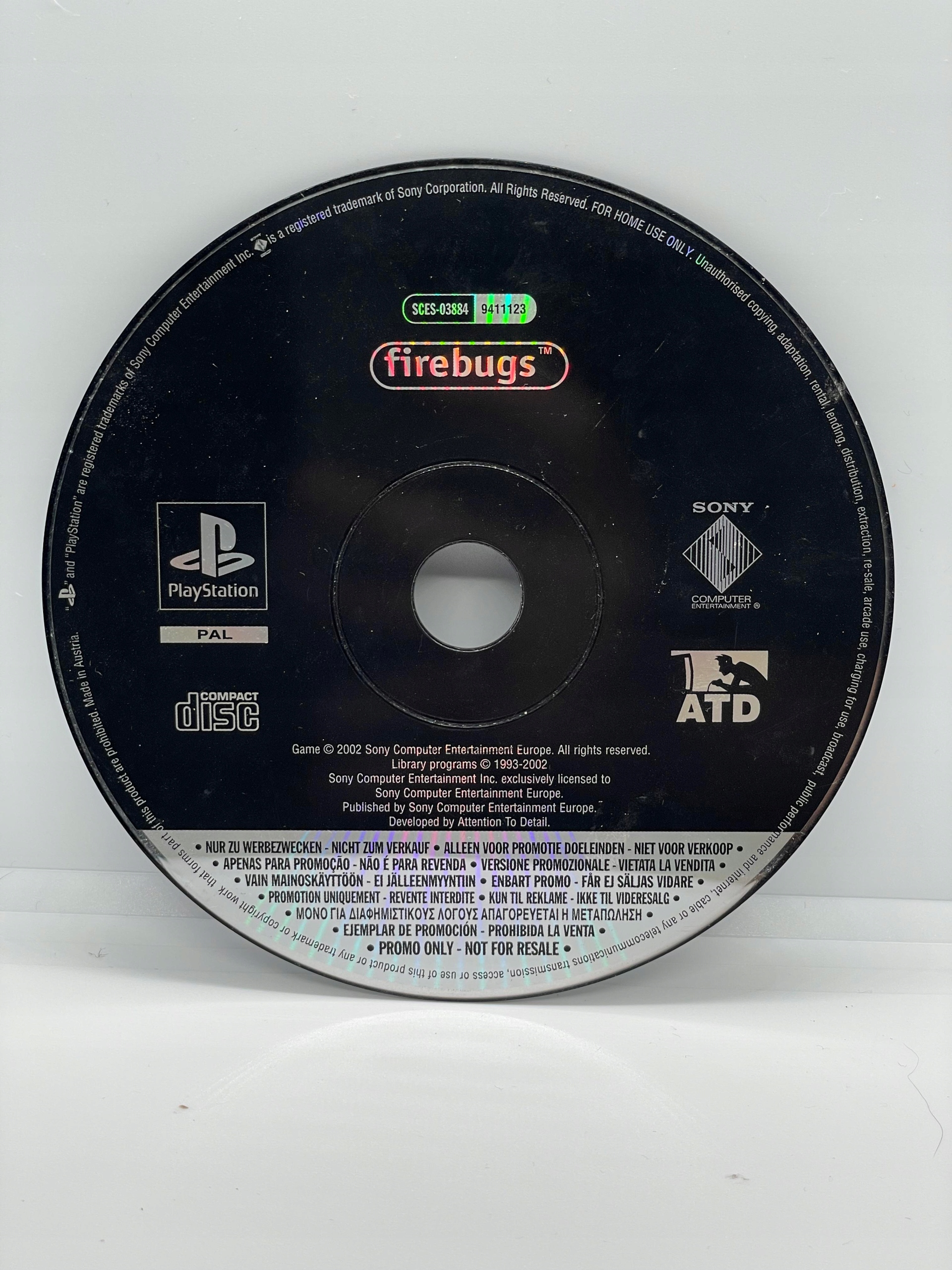 FIREBUGS PS1 PSX Promo VERSION