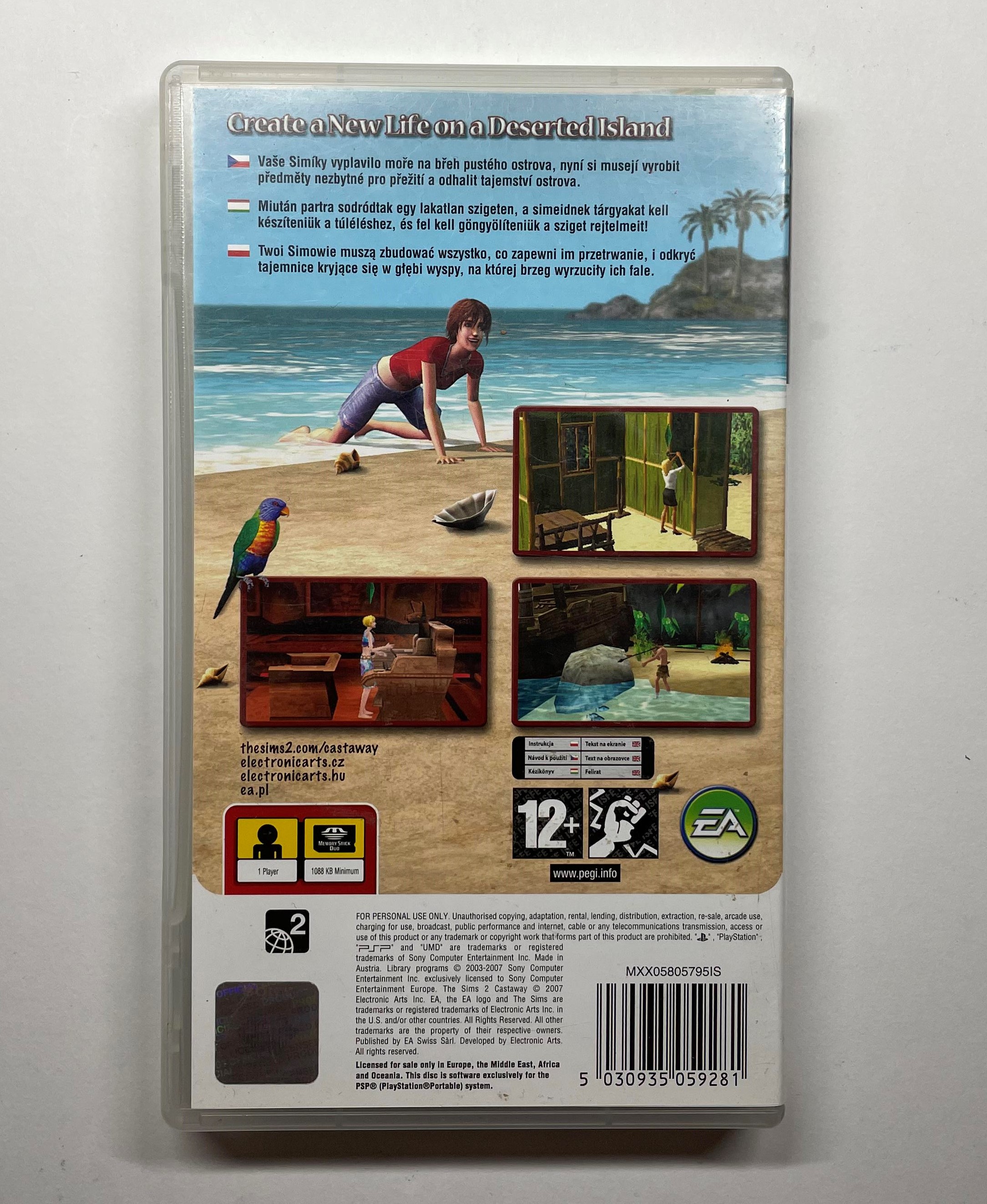The Sims 2 Castaway PSP