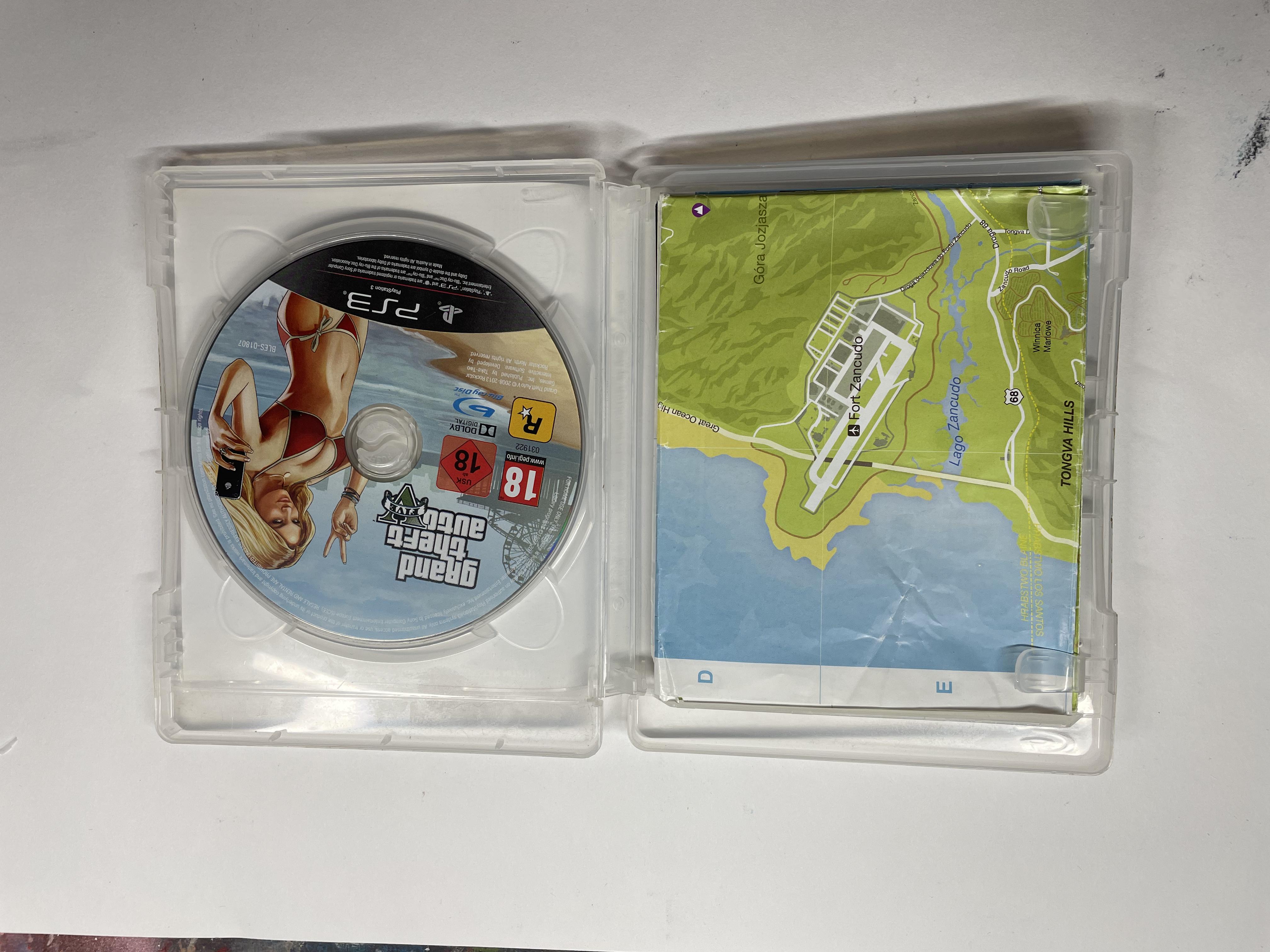 Grand Theft Auto V PS3 / Wersja PL / Komplet