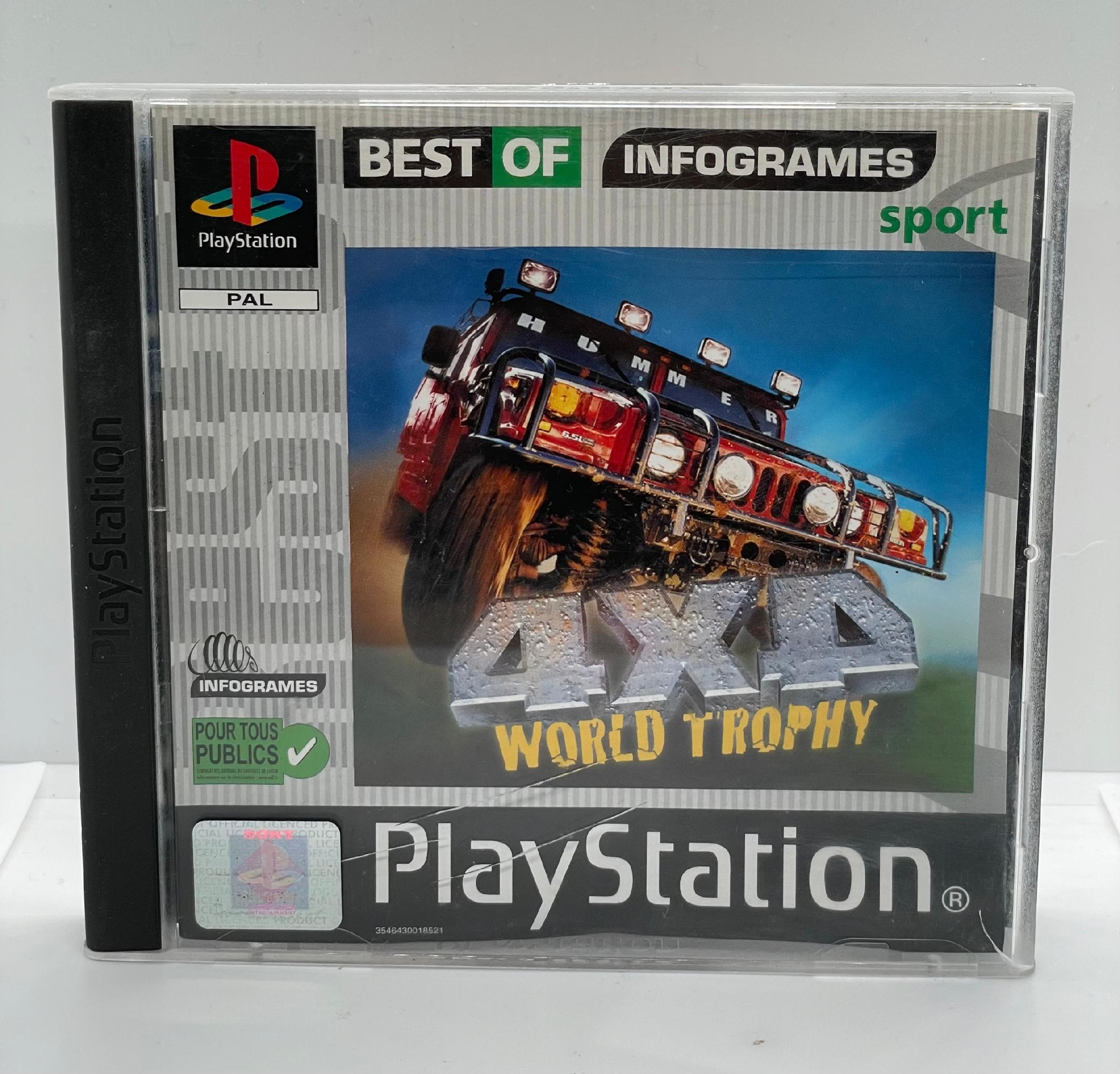 4x4 World Trophy PlayStation PS1 PSX