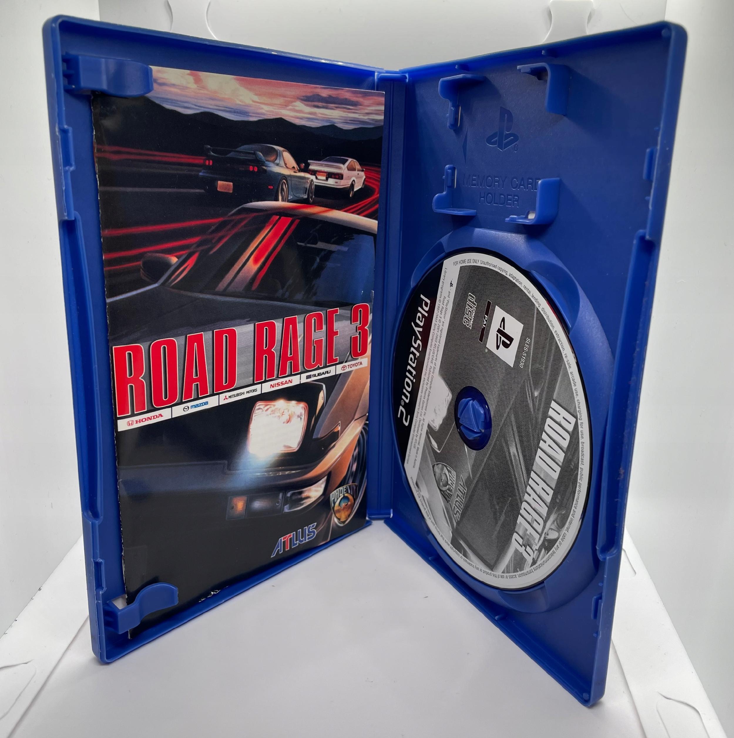 Road Rage 3 Sur PS2 - Complet, Très Bon état, Version FR TTBE