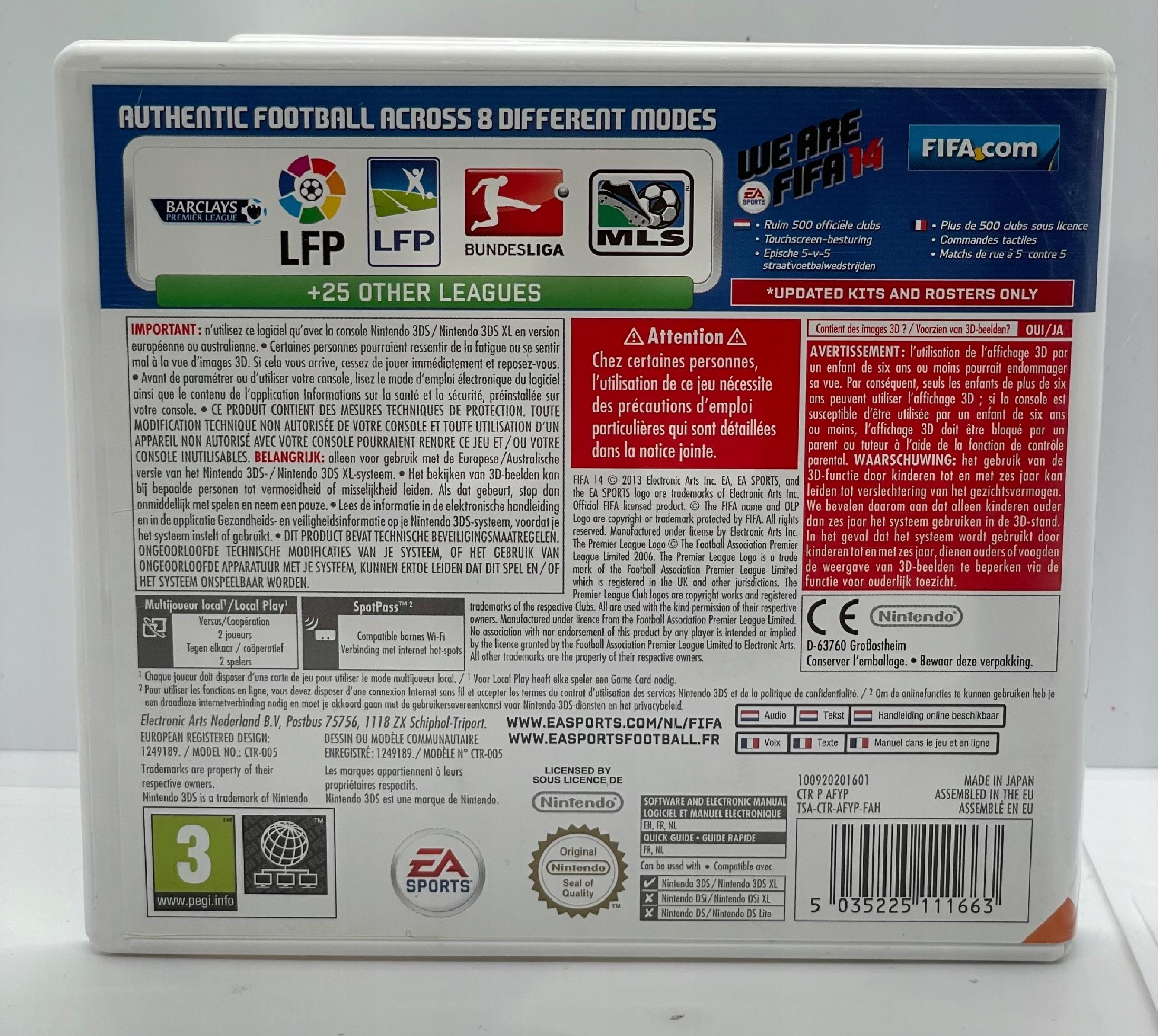 FIFA 14 Nintendo 3DS