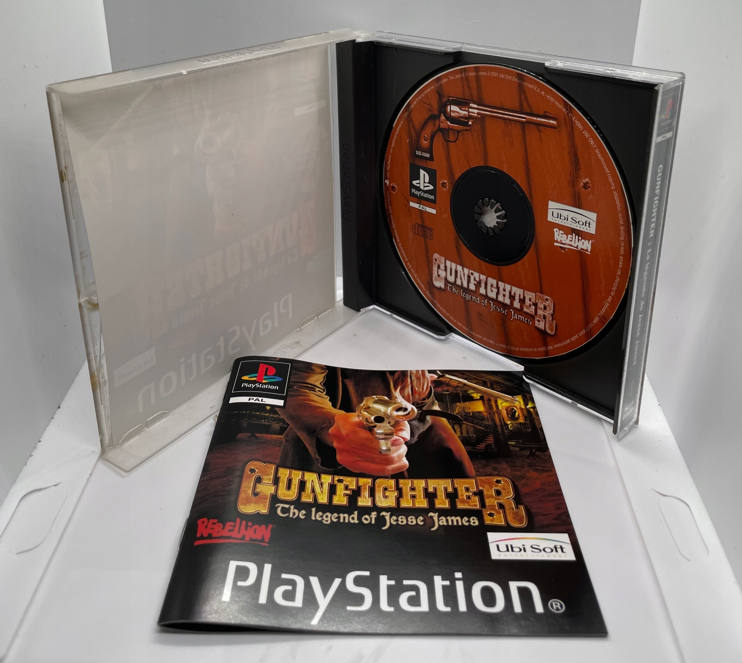 Gunfighter The Legend of Jesse James PlayStation PS1 PSX