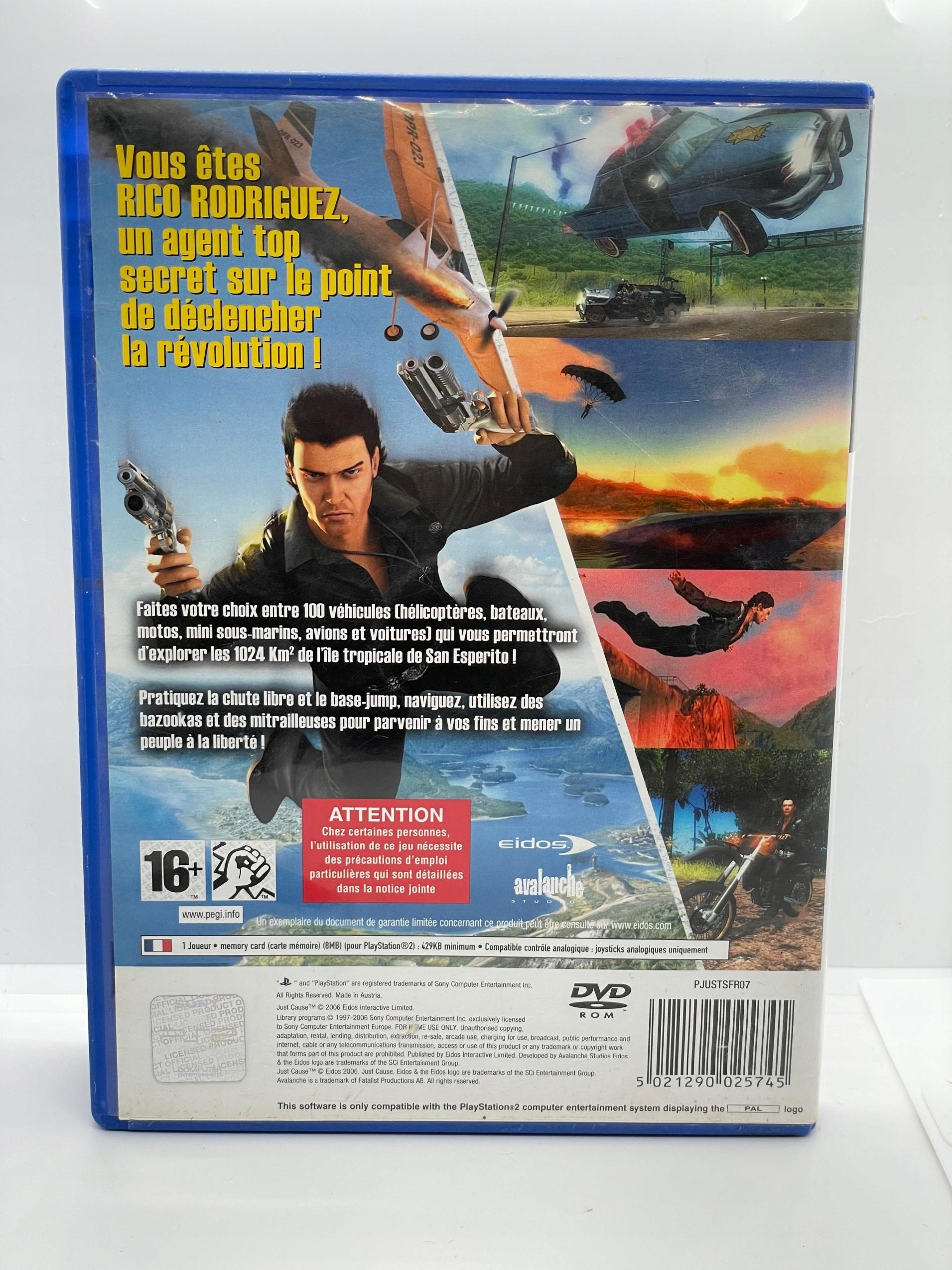 Just Cause PlayStation 2 PS2 / Version FR