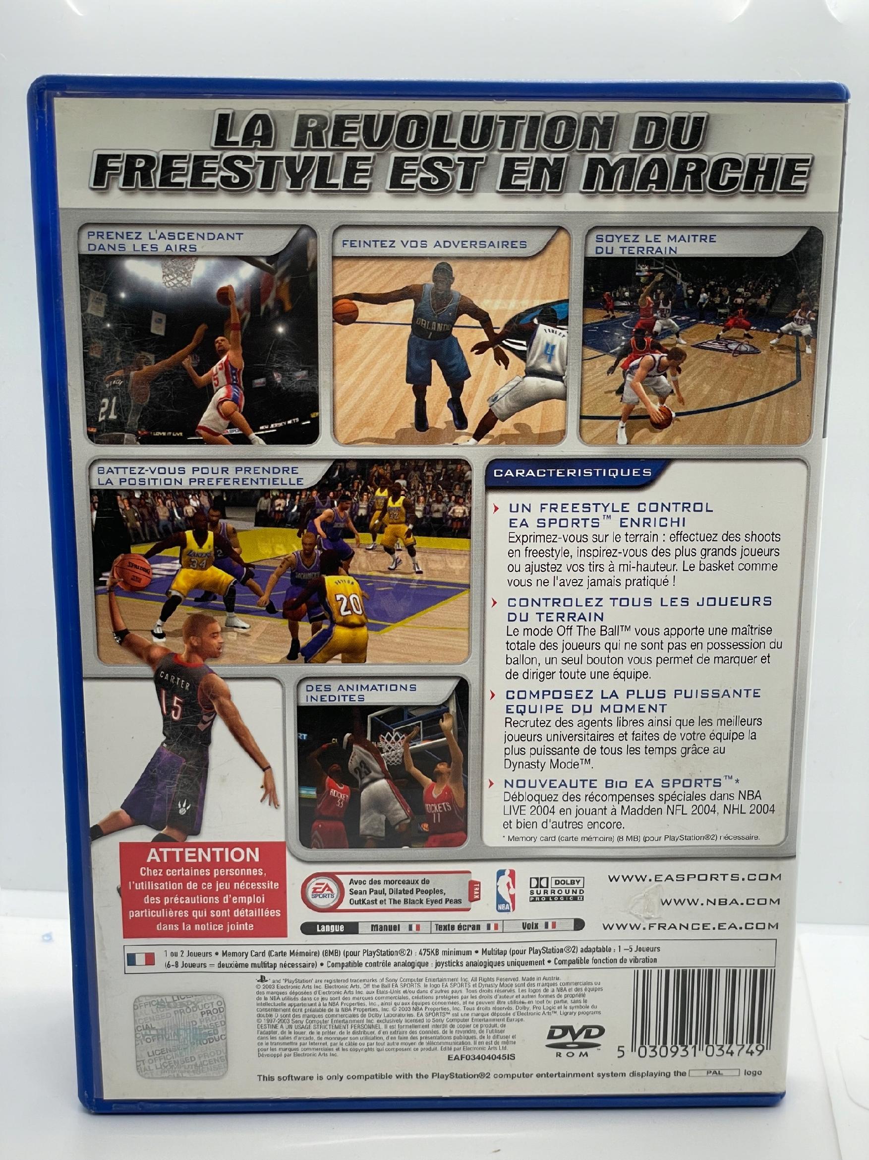 NBA Live 2004 PlayStation 2 PS2