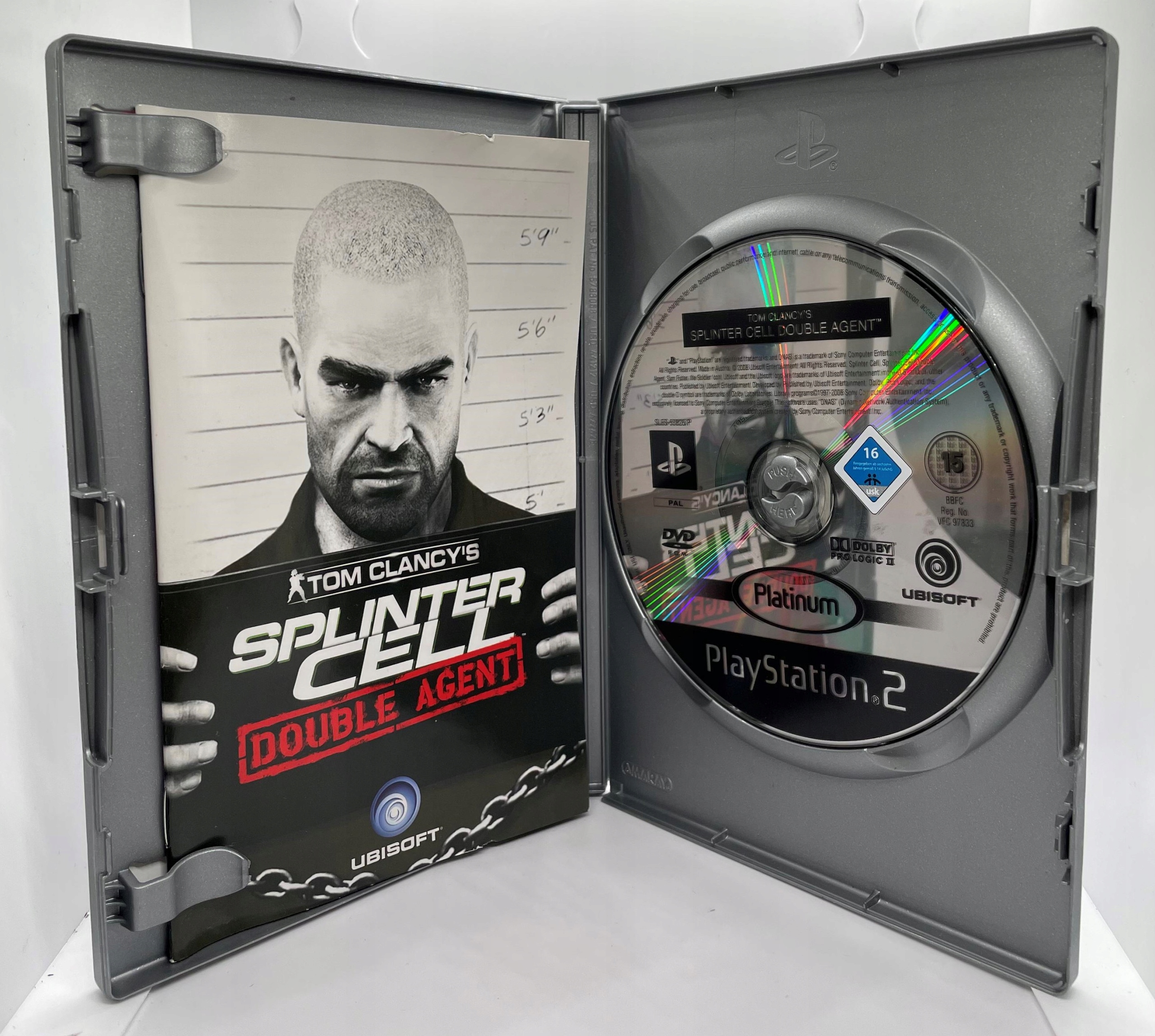 Splinter Cell Double Agent PlayStation 2 PS2