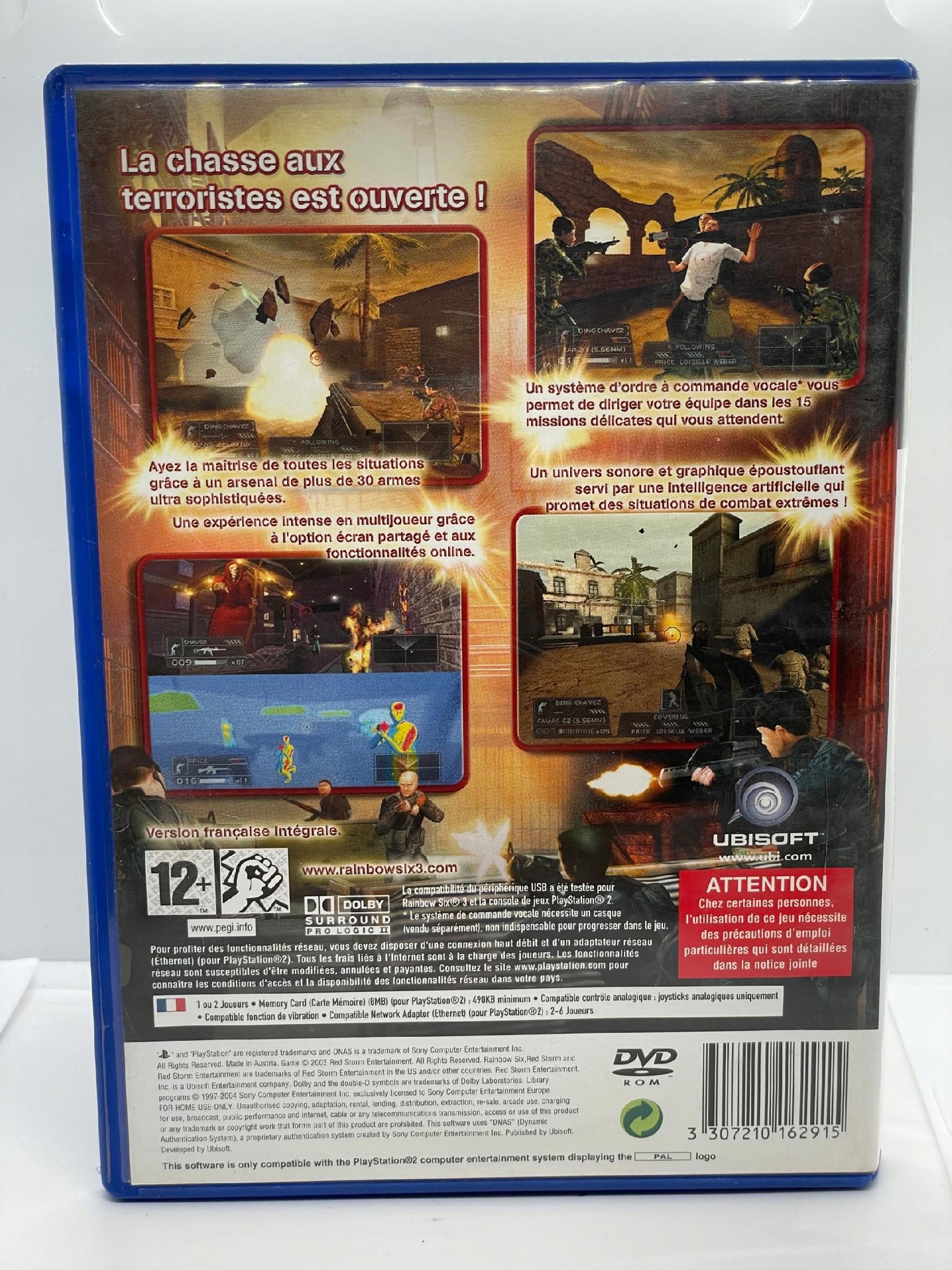 Tom Clancy's Rainbow Six 3 PlayStation 2 PS2