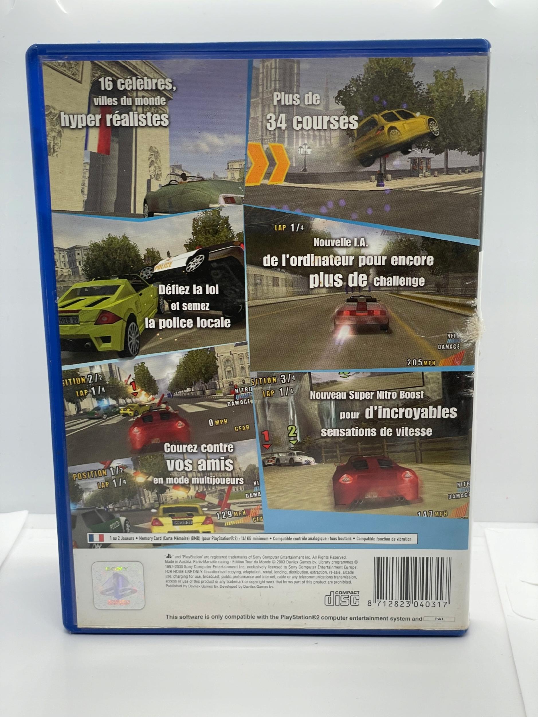 Paris-Marseille Racing - Edition Tour du Monde PlayStation 2 PS2 (FR)