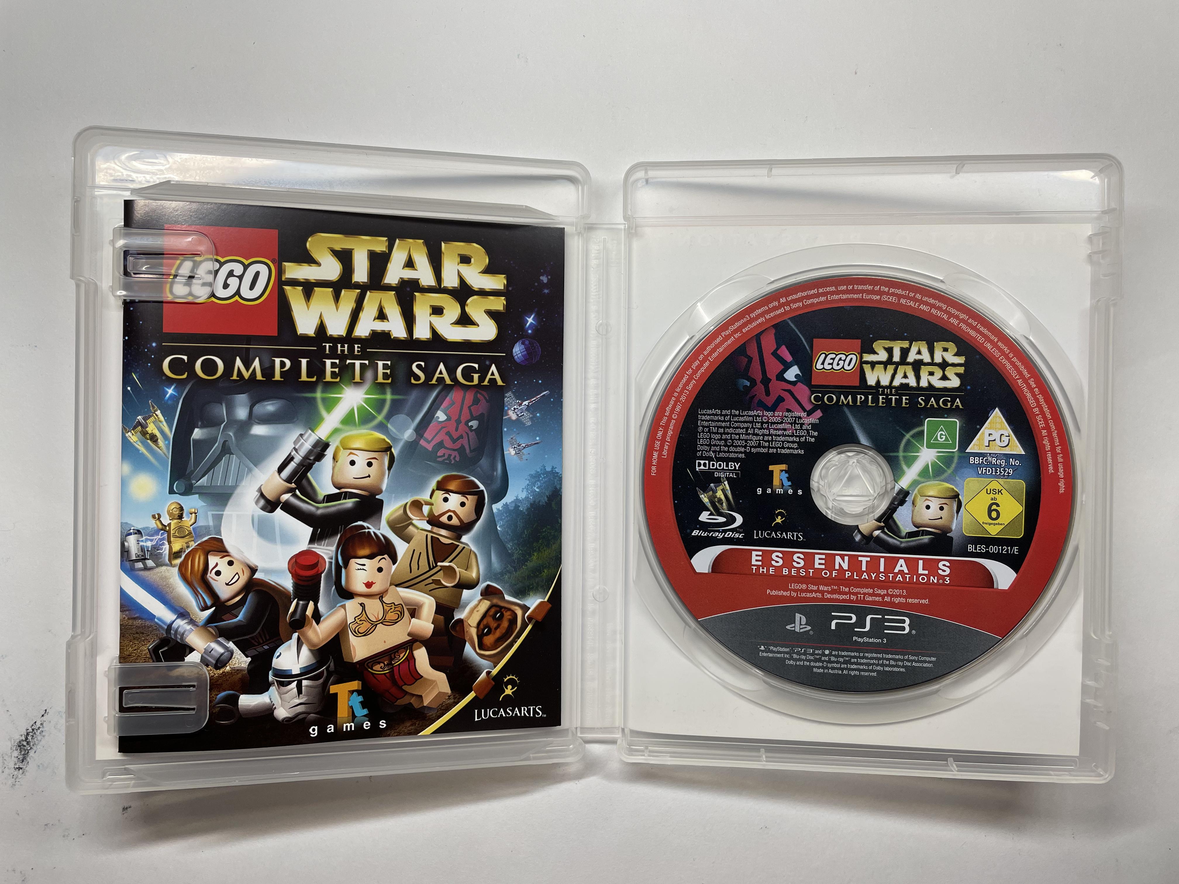 Lego Star Wars The Complete Saga PS3 / Komplet z instrukcją