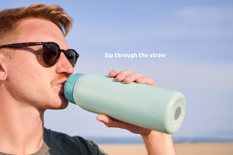 zielona butelka filtrująca tappwater