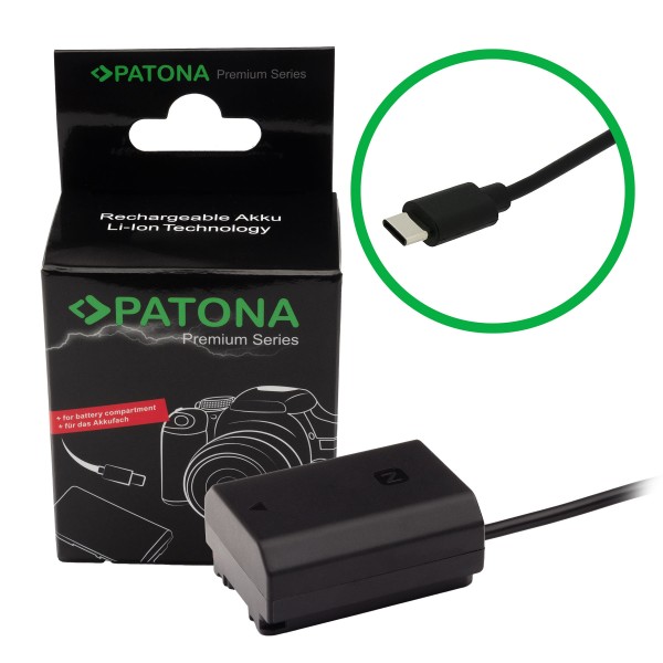 PATONA Adapter Dummy USB-C NP-FZ100