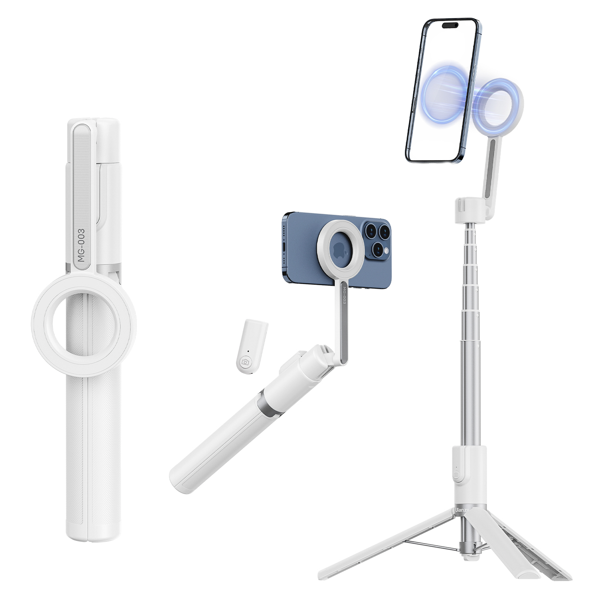 Selfie stick Ulanzi MG-003 MagSafe - biały