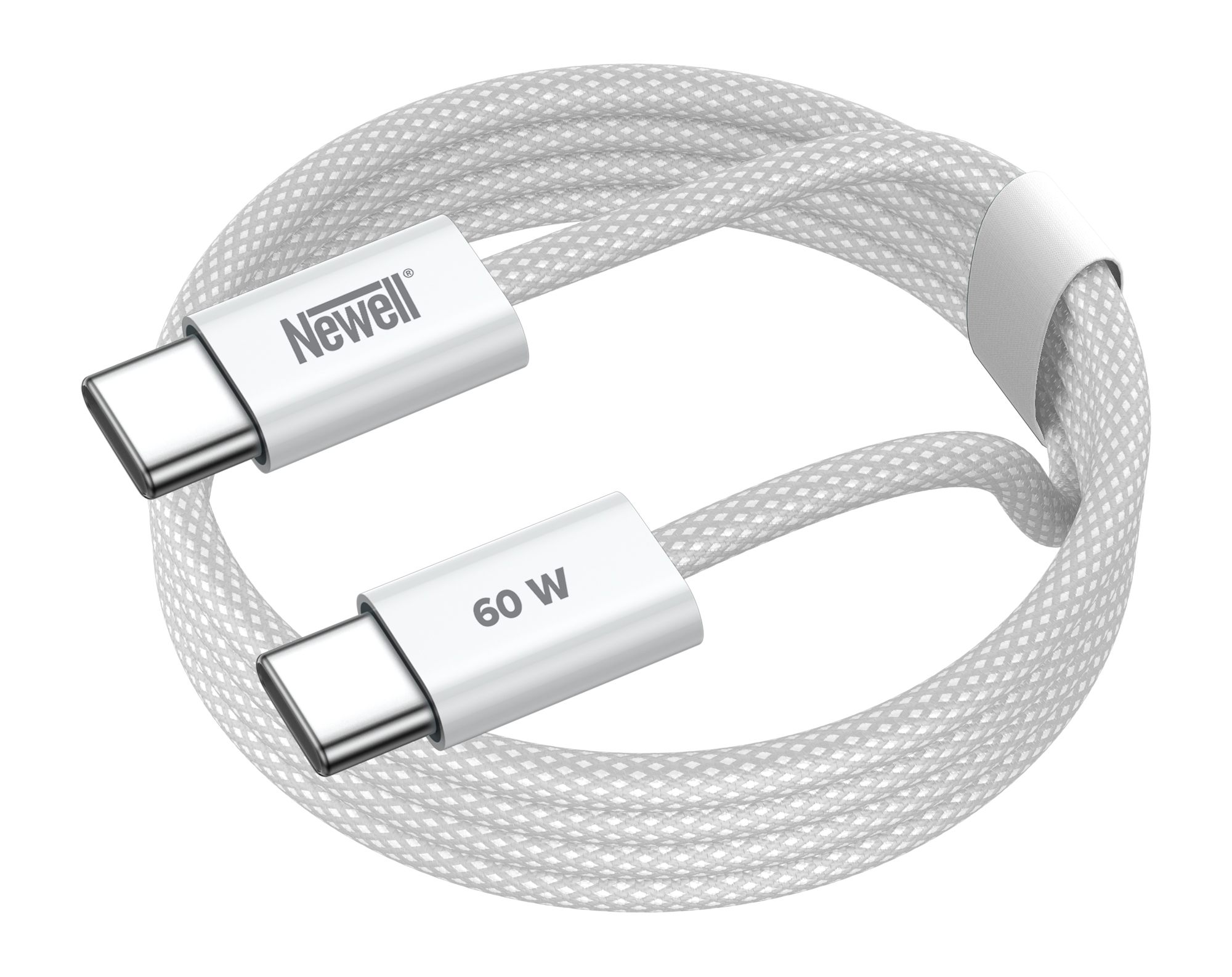 Kabel Newell USB-C - USB-C 60 W- 2 m, biały