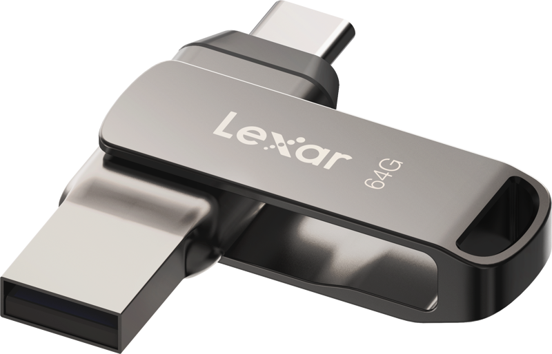 Lexar Pendrive 256 GB JumpDrive D400, USB 3.1 Type-C 130 MB/s