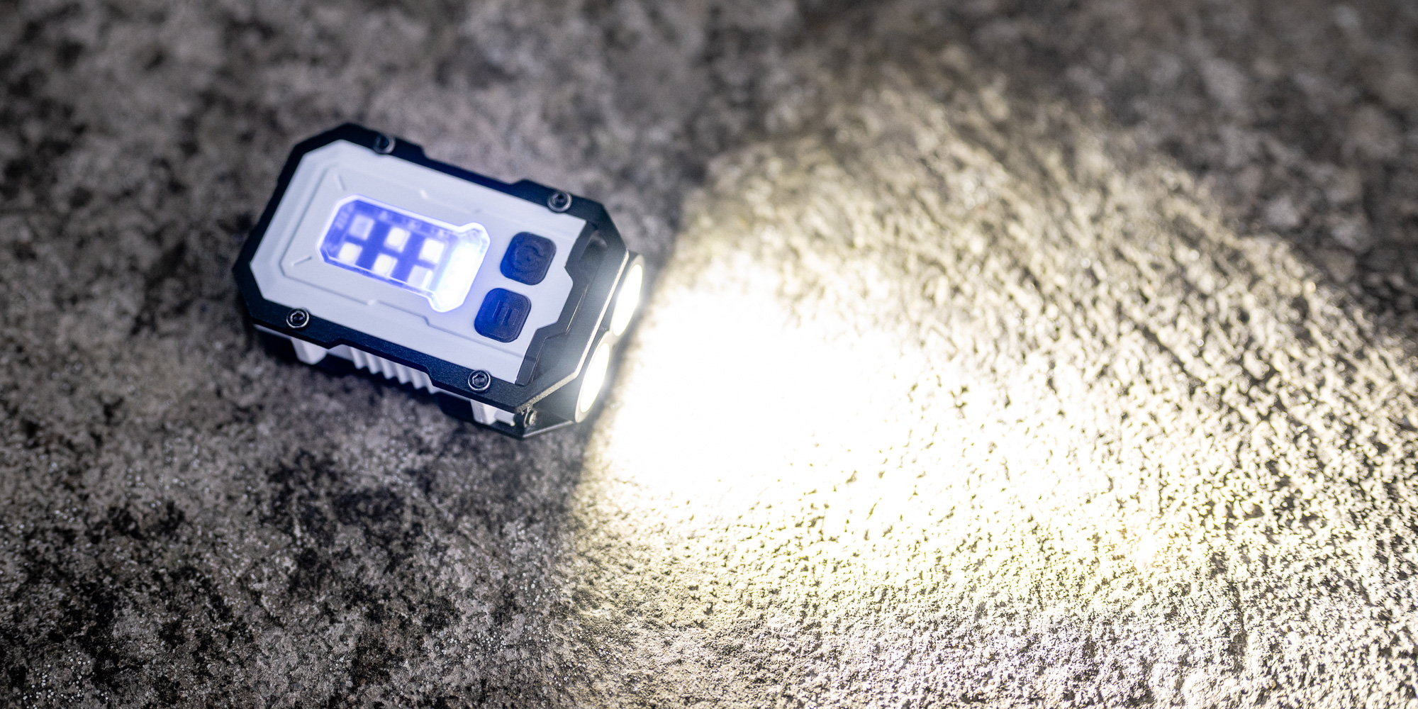 Latarka LED Newell EDC Nyks  Solid - biała